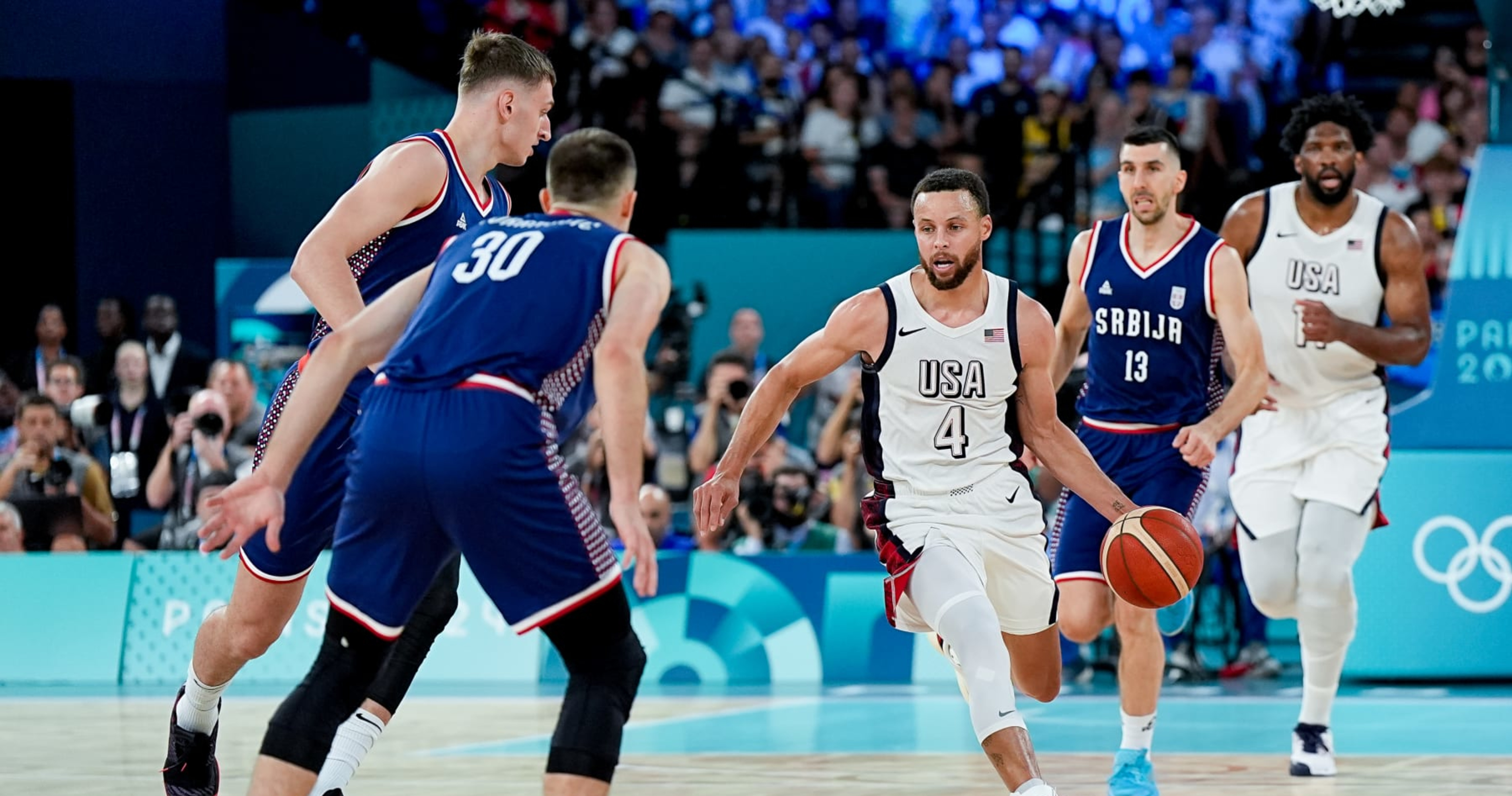 USA vs. France Highlights, Box Score Stats for 2024 Olympic Men's