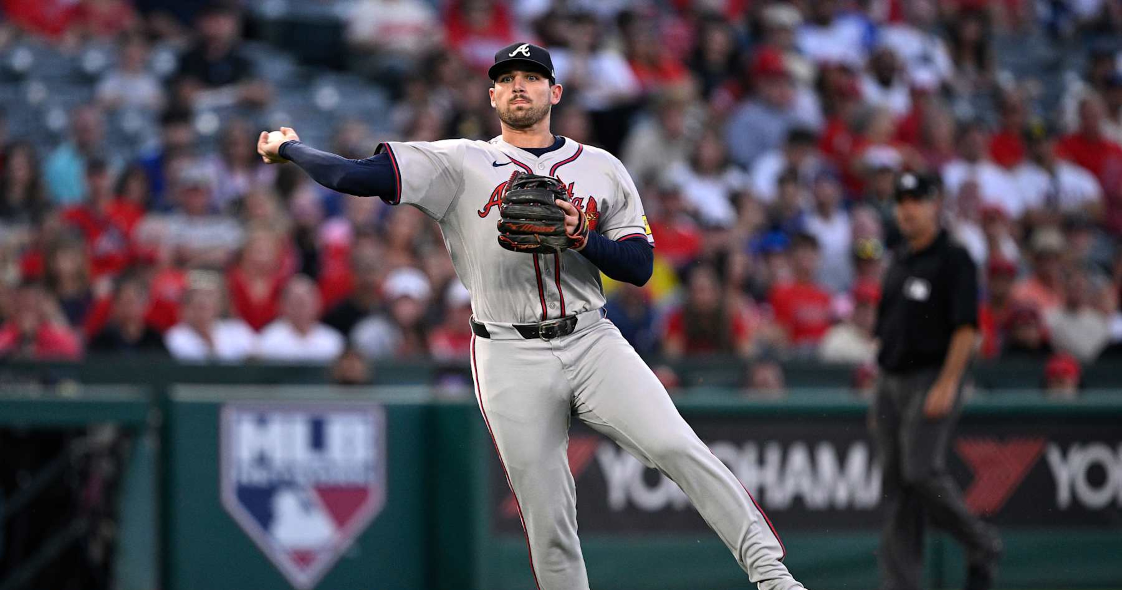 Braves' Austin Riley out 6-8 weeks after HBP vs. Angels with broken hand | News, results, highlights, stats and rumors