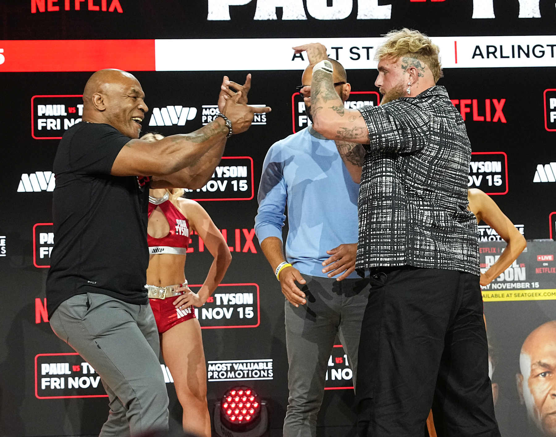 Photo: Mike Tyson's $100K Custom Painting Disses Jake Paul Ahead of Boxing Fight