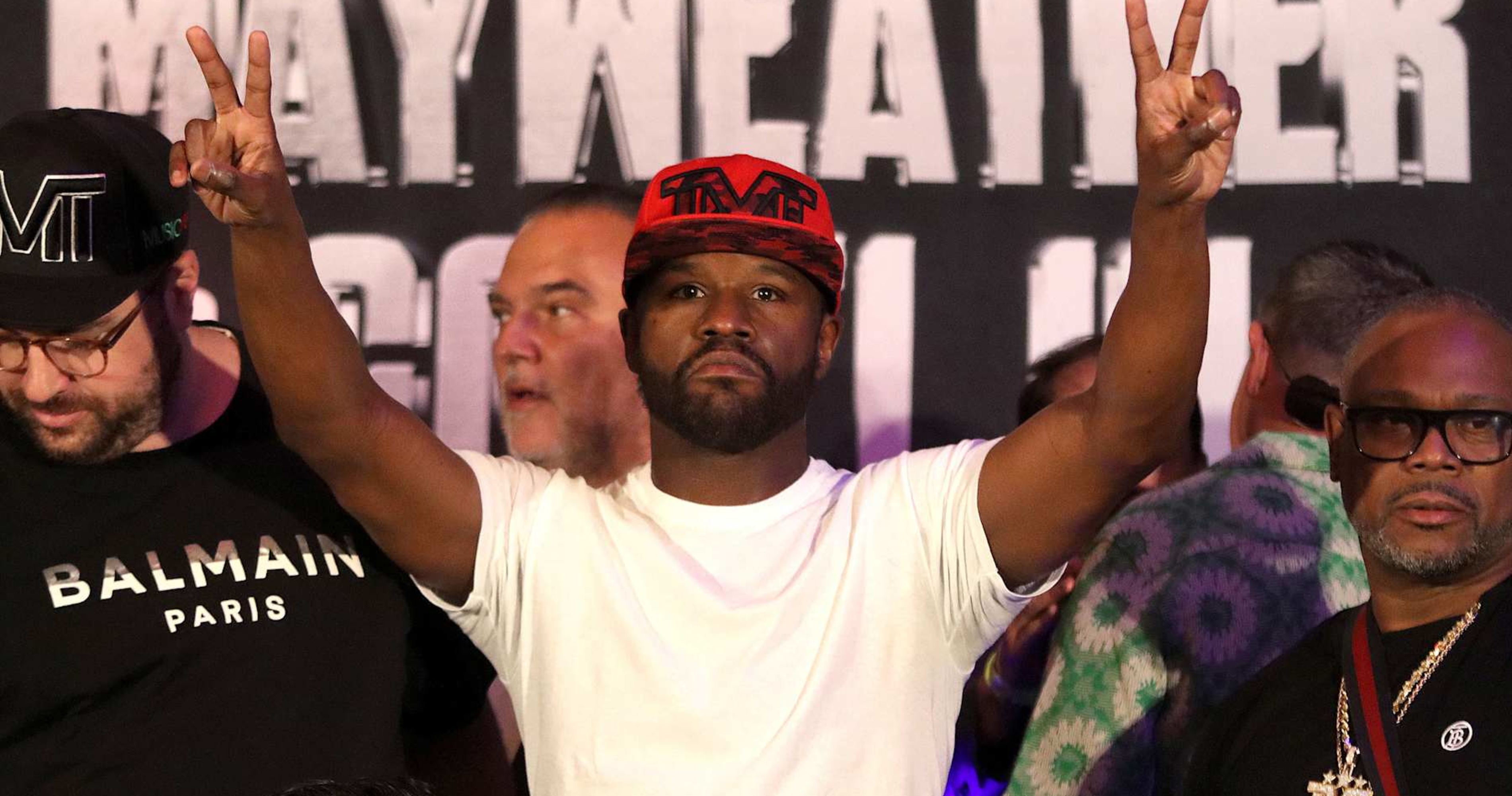 The rematch of the exhibition fight between Floyd Mayweather and John Gotti III goes the full distance | News, results, highlights, stats and rumors