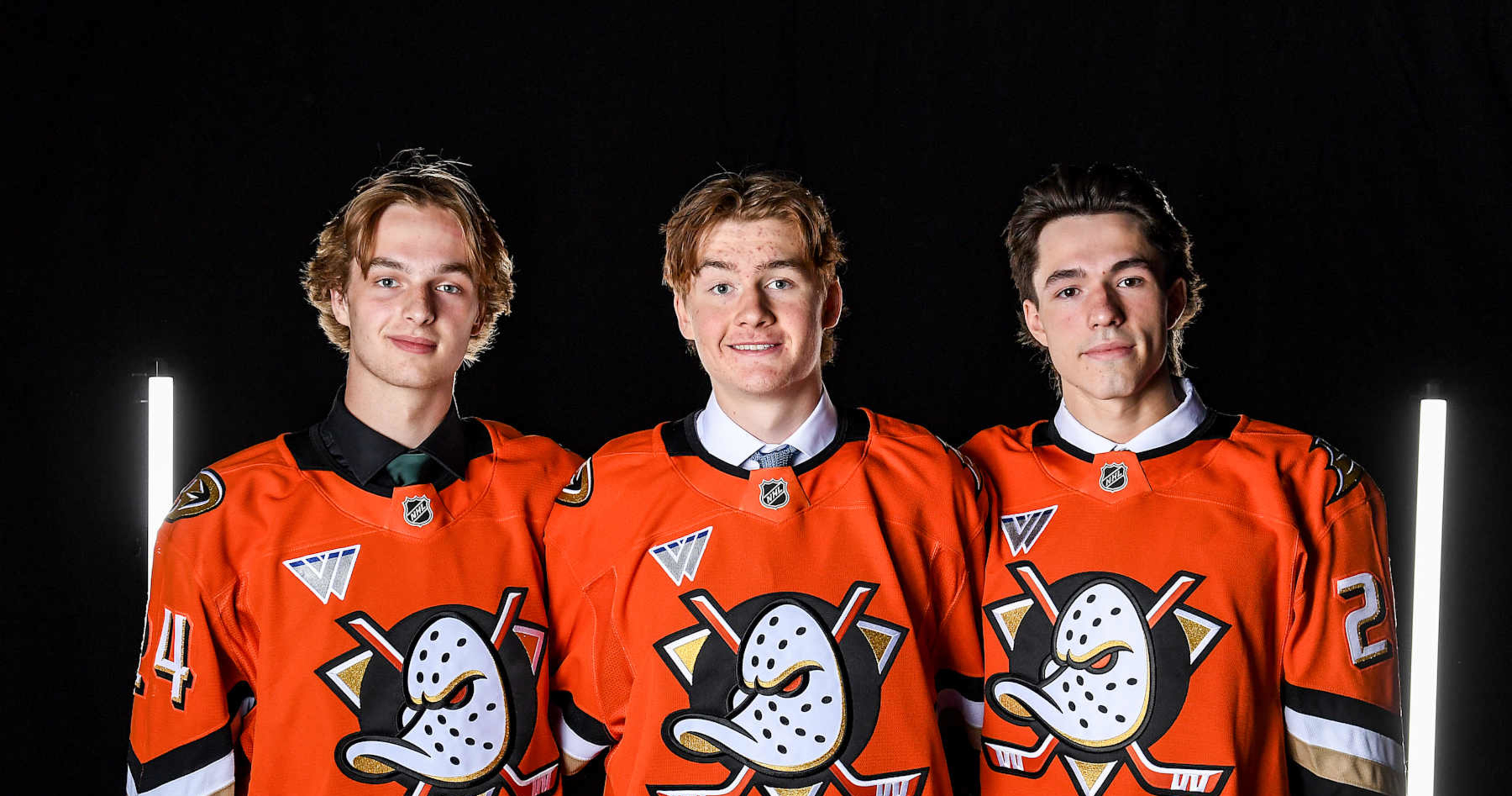 Photo Ducks Show Off New Logo Orange Uniforms Ahead of 2024 25 NHL Season News Scores Highlights Stats and Rumors Bleacher Report