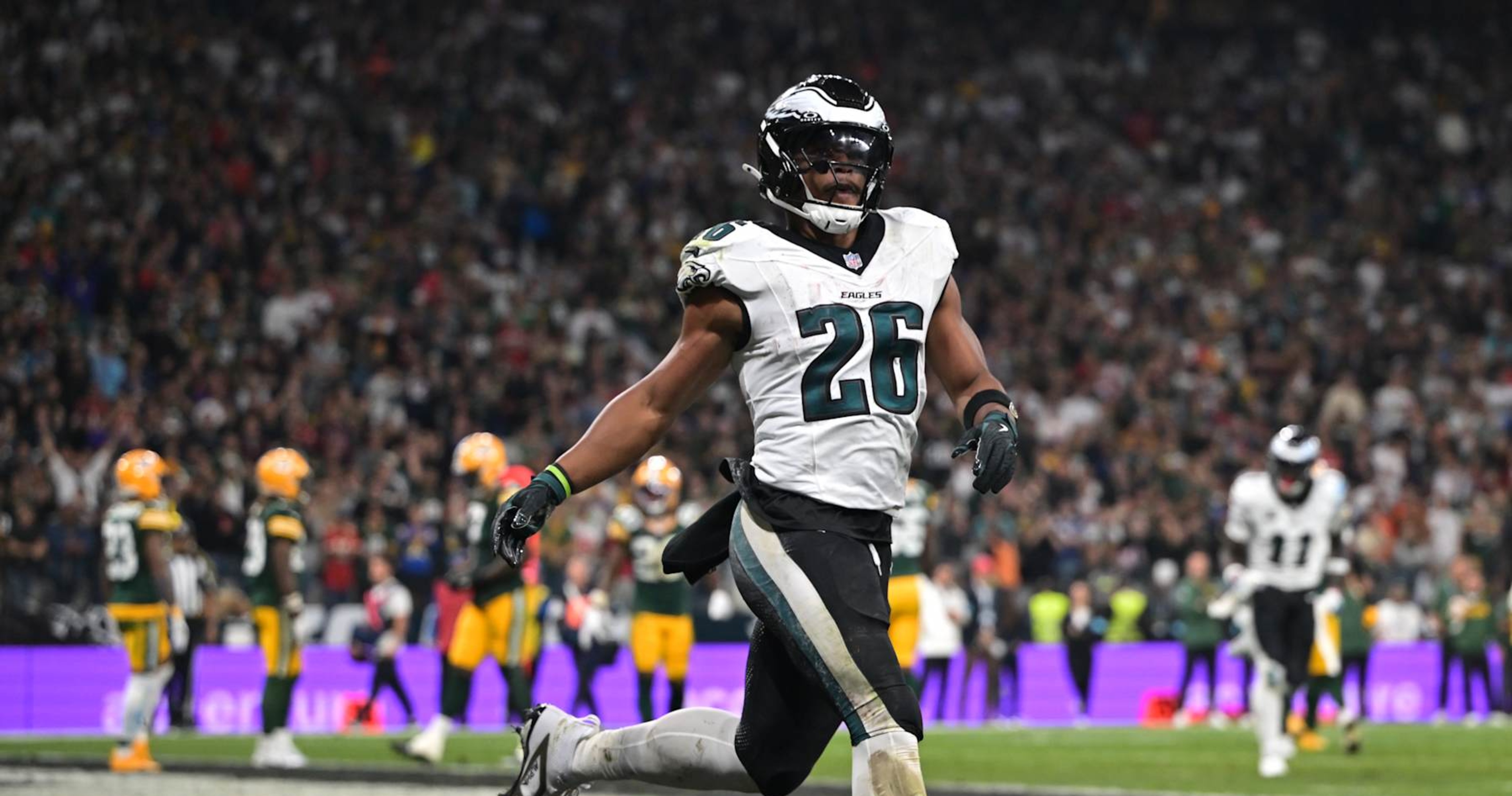 Eagles player Saquon Barkley gets better ratings on Madden NFL 25 after 3-TD game against the Packers | News, scores, highlights, stats and rumors