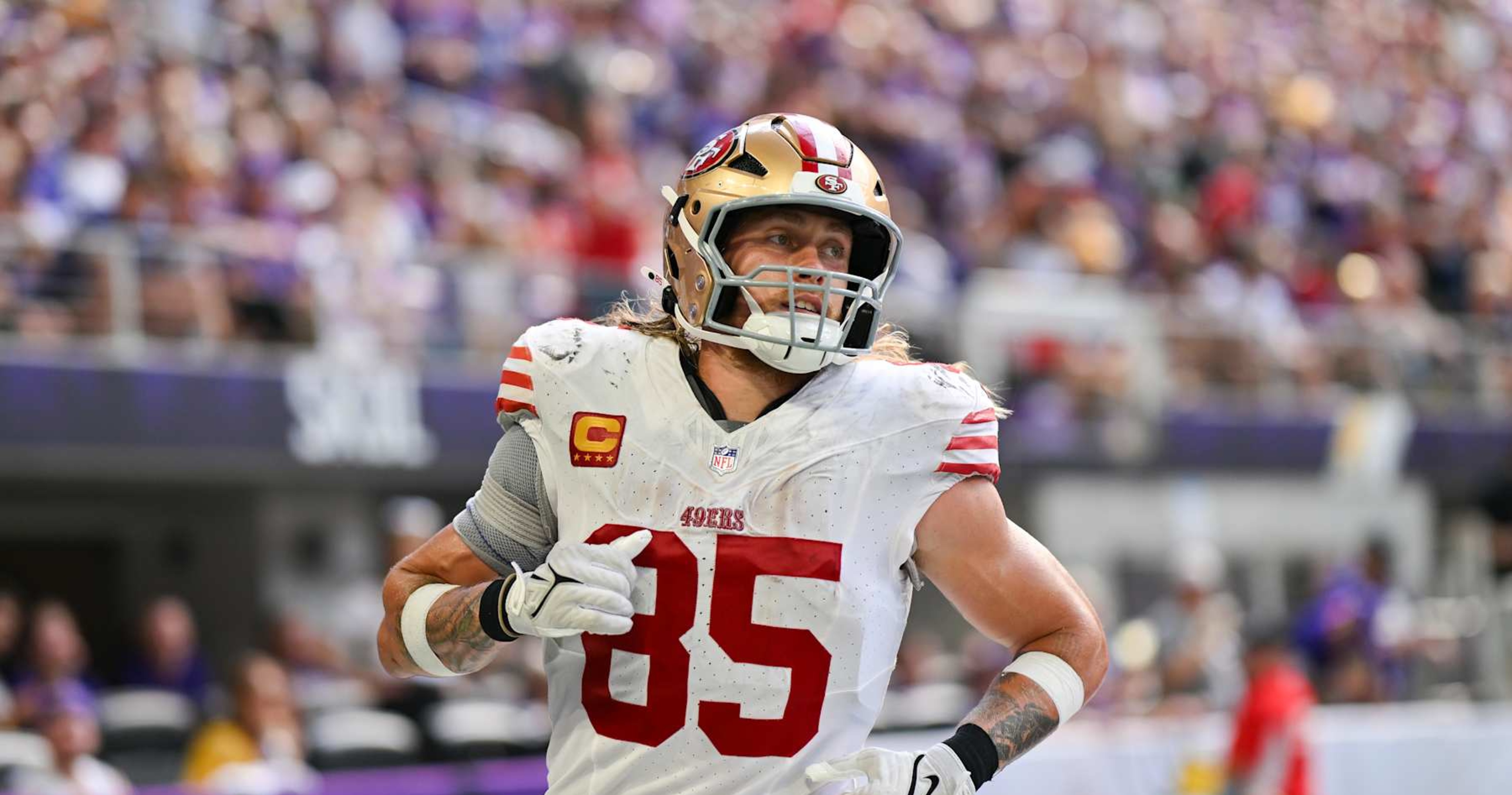 NFL Rumors: 49ers’ George Kittle Dealing with Hamstring Injury; Status vs. Rams TBD