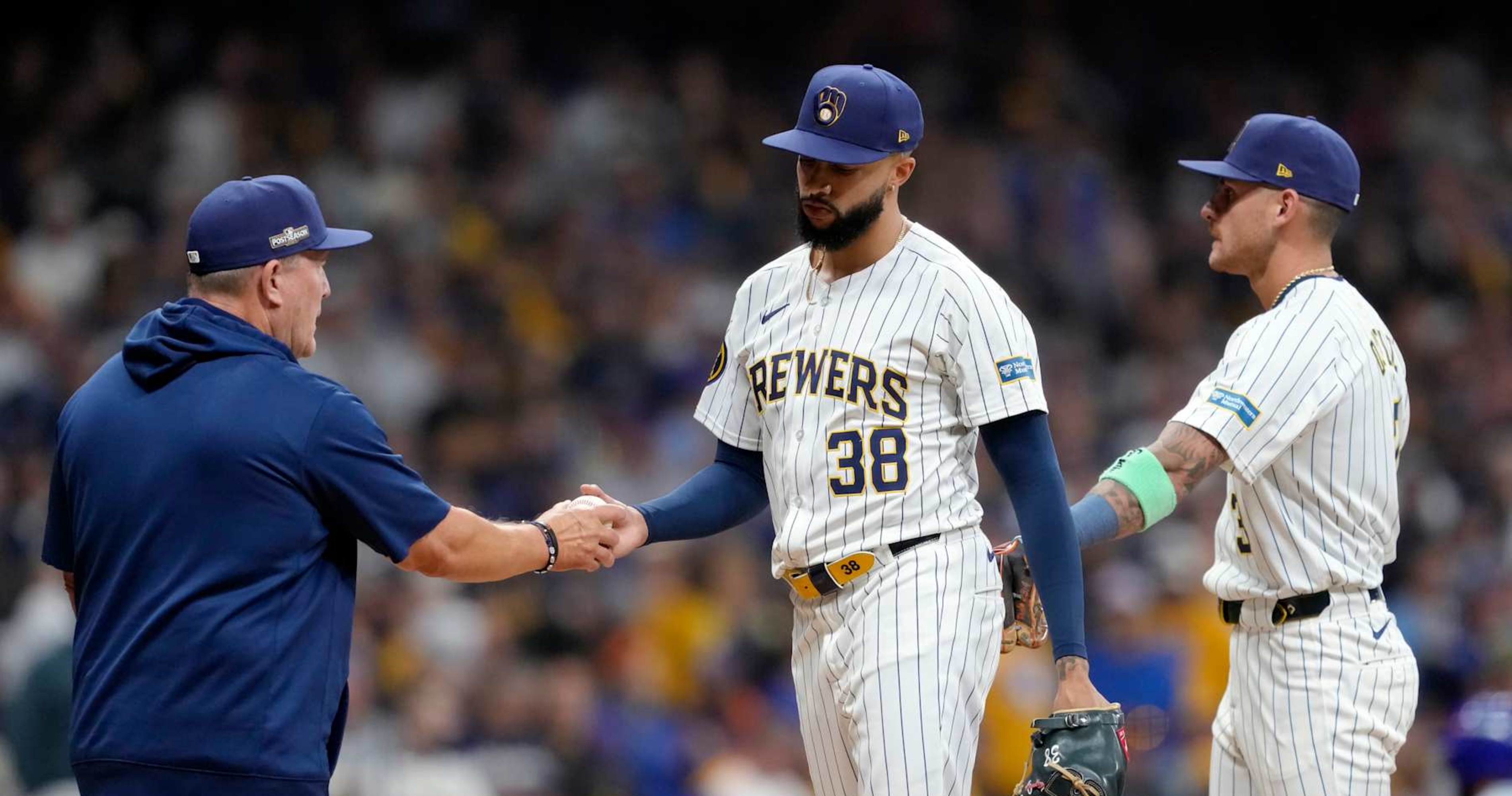 Brewers' Devin Williams: 'I Feel Like I Let Everyone Down' in Wild Card Loss to Mets thumbnail