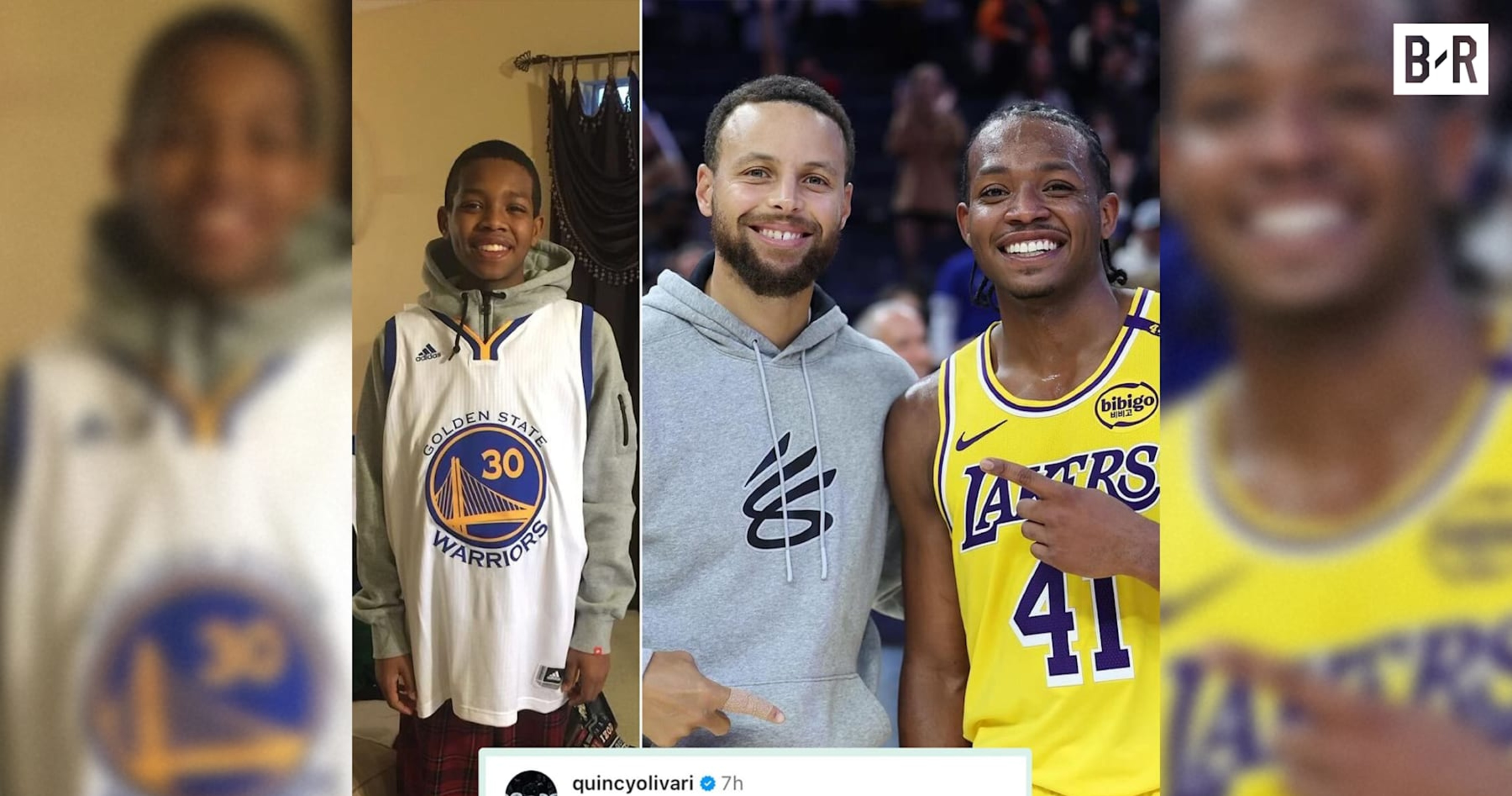 Warriors’ Steph Curry Gifts Lakers Rookie Quincy Olivari Autographed Shoes | News, results, highlights, statistics and rumors