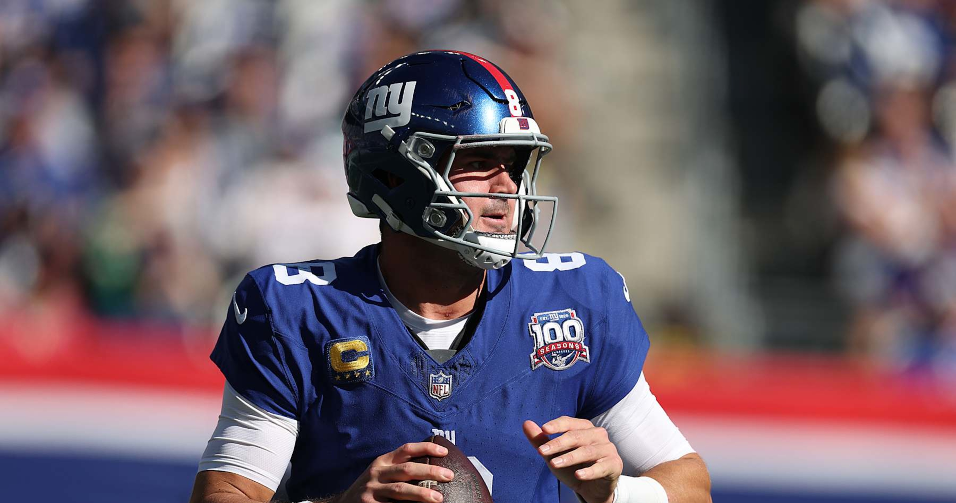 Daniel Jones Benched By Giants, Trolled By NFL Fans amid Struggles vs. Hurts, Eagles