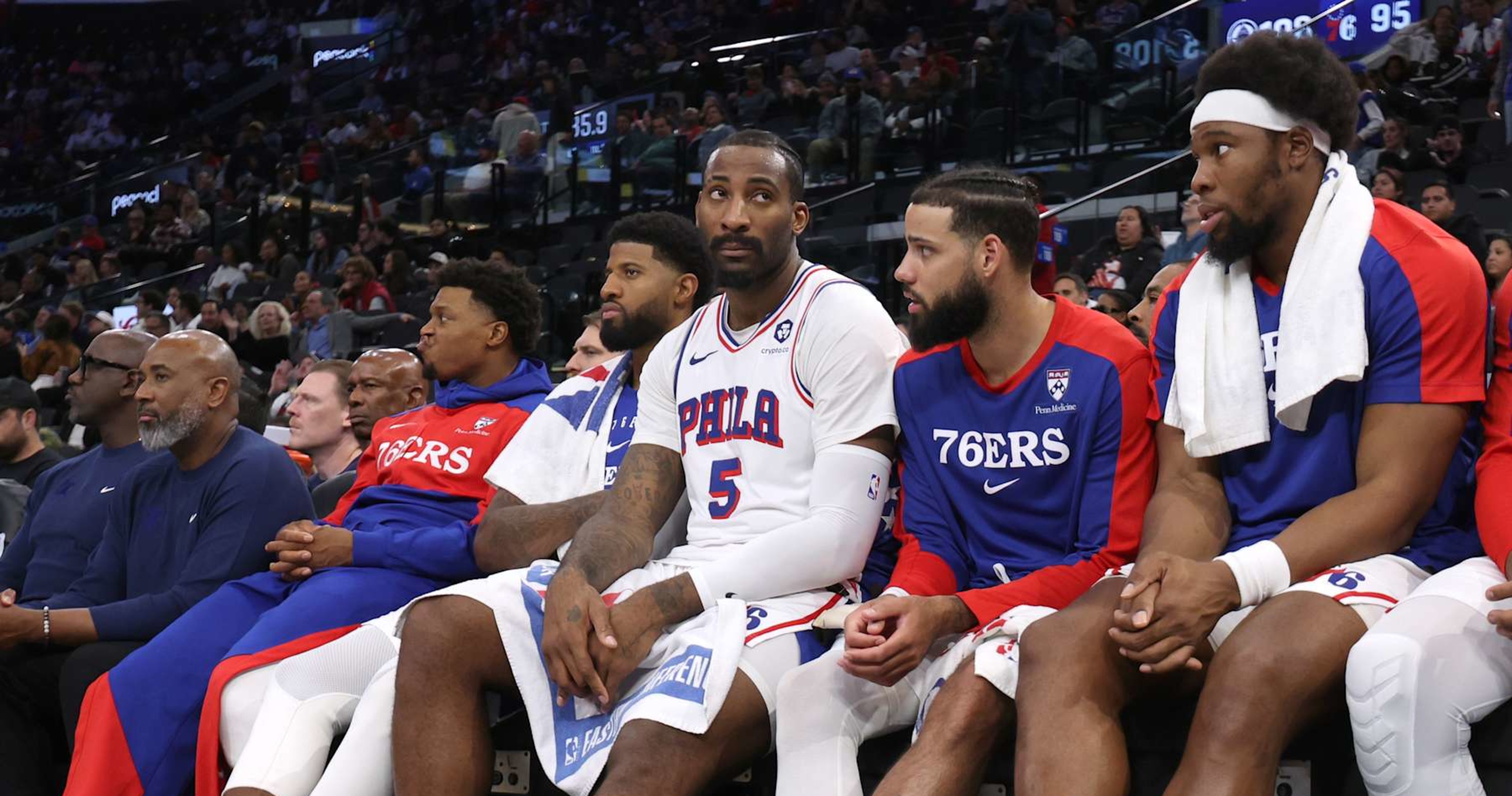 NBA Exec Calls 76ers ‘Clippers East’ amid Paul George, Embiid, Maxey Injury Concerns