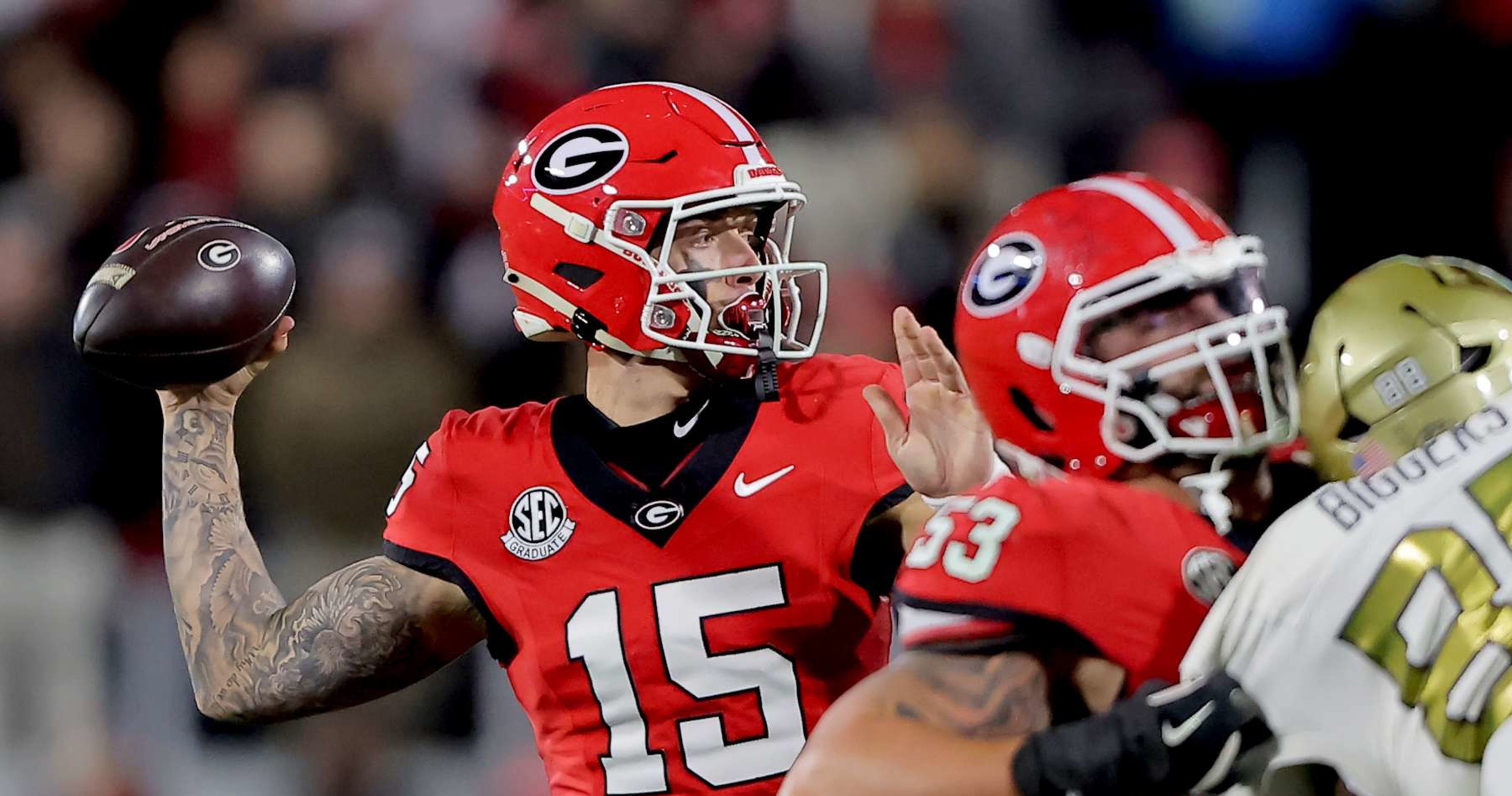 Carson Beck, Georgia Called 'Overrated' by CFB Fans After 8OT Win vs. Georgia Tech