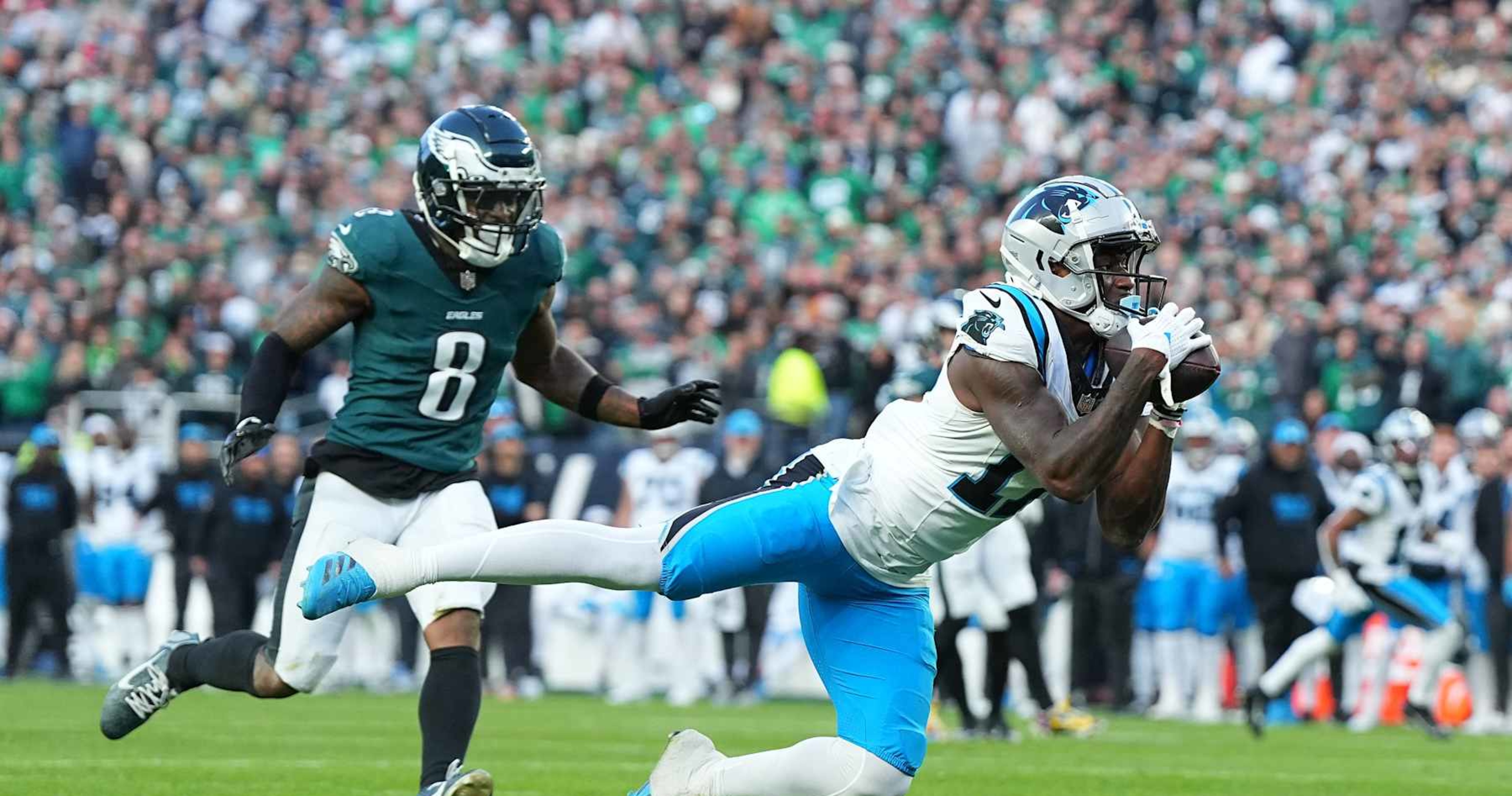 Panthers Xavier Legette Takes Blame for Drop vs Eagles WR Canceled