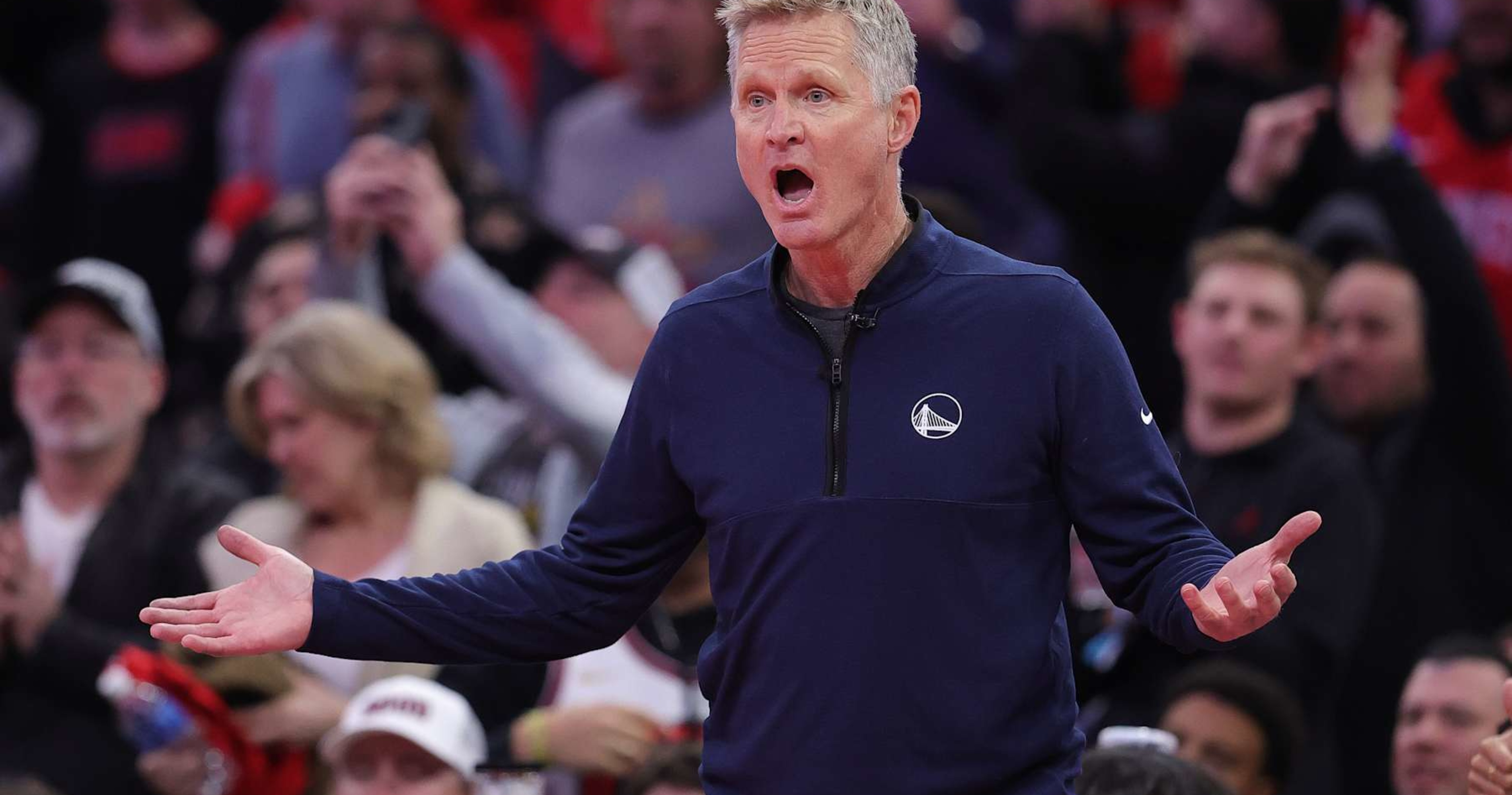 Warriors’ Steve Kerr ‘Pissed Off’ After ‘Unconscionable’ Foul Call in NBA Cup Loss