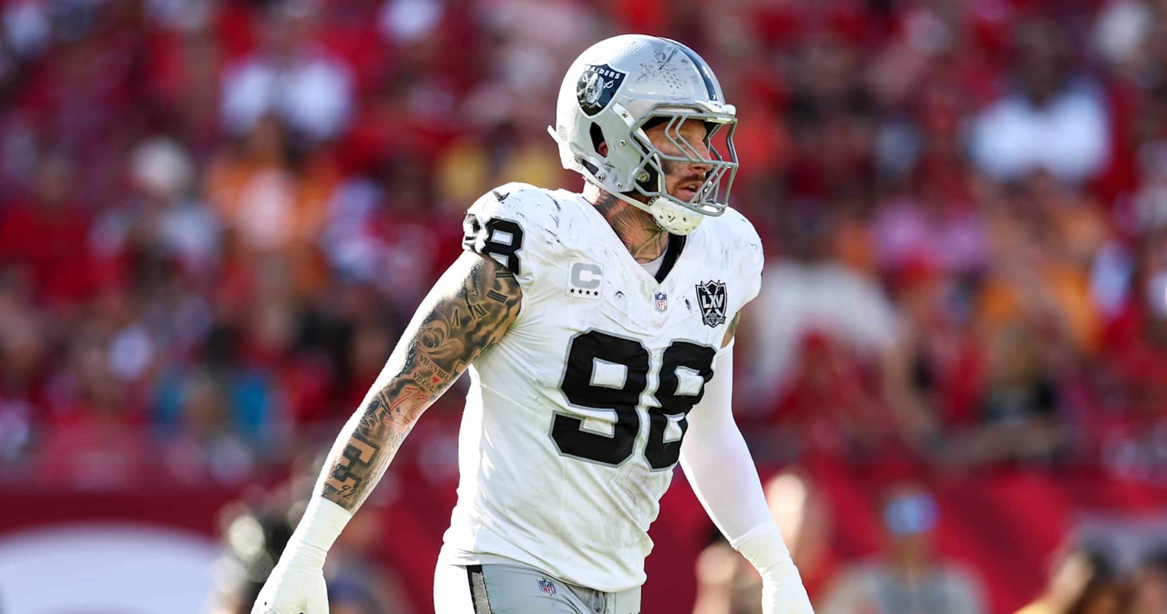 Raiders’ Maxx Crosby to Miss Rest of 2024 NFL Season After Surgery on Ankle Injury