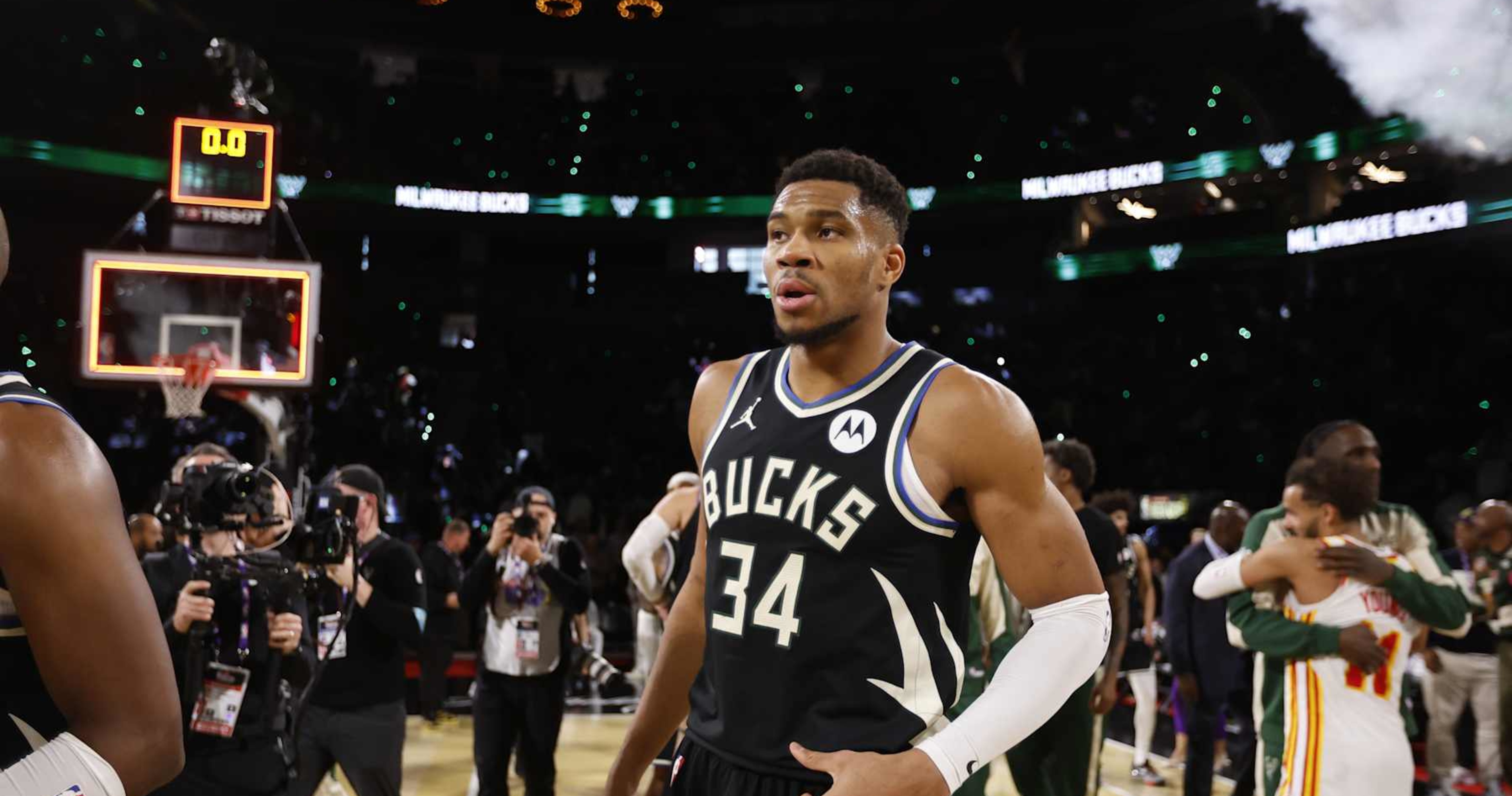 Giannis: Bucks Need to ‘Stay Locked in’ Entering NBA Cup Finals vs. SGA, Thunder