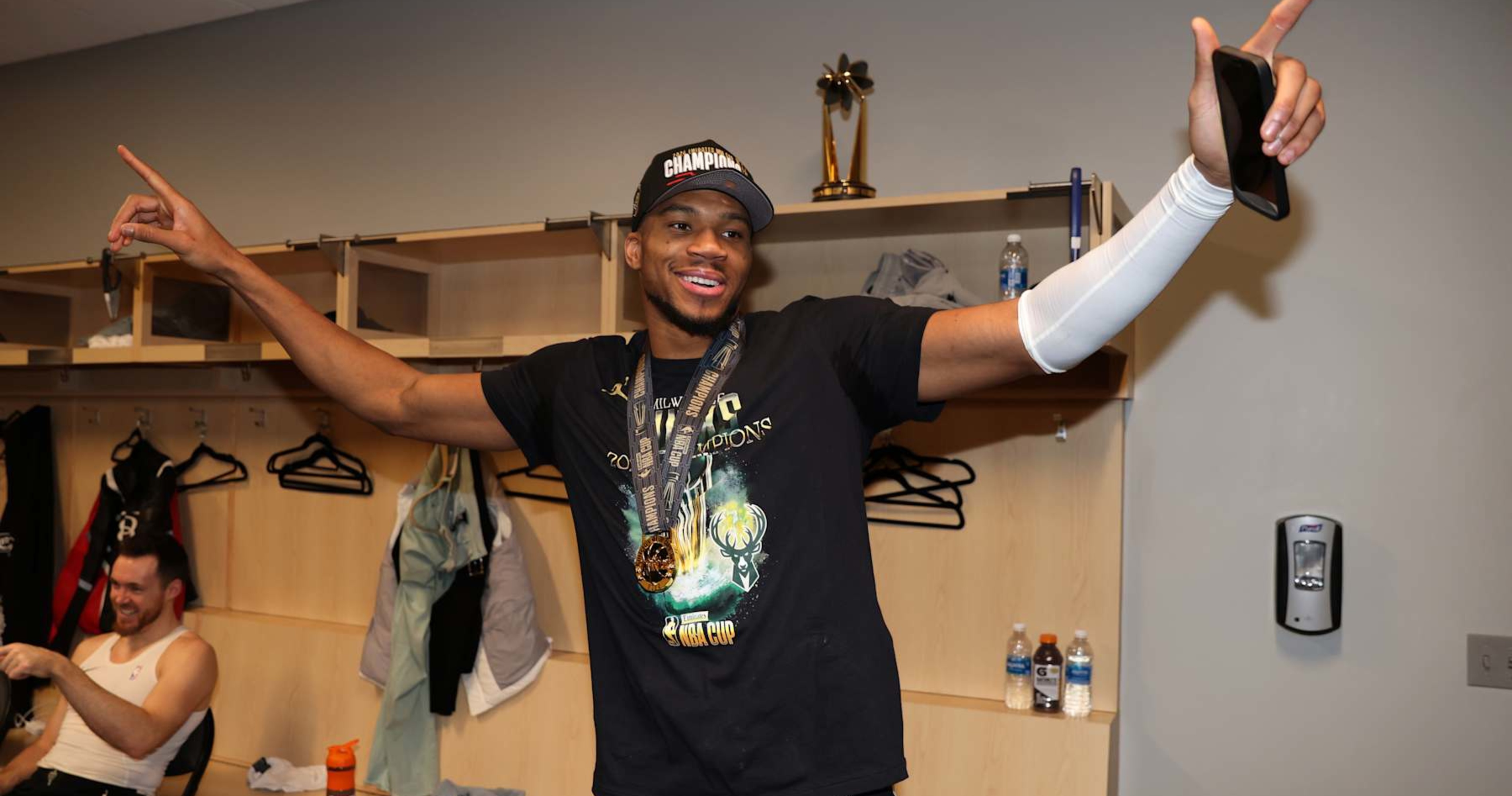 Giannis Says He Was Motivated to Win NBA Cup to Help Bucks 2-Way Player Buy House