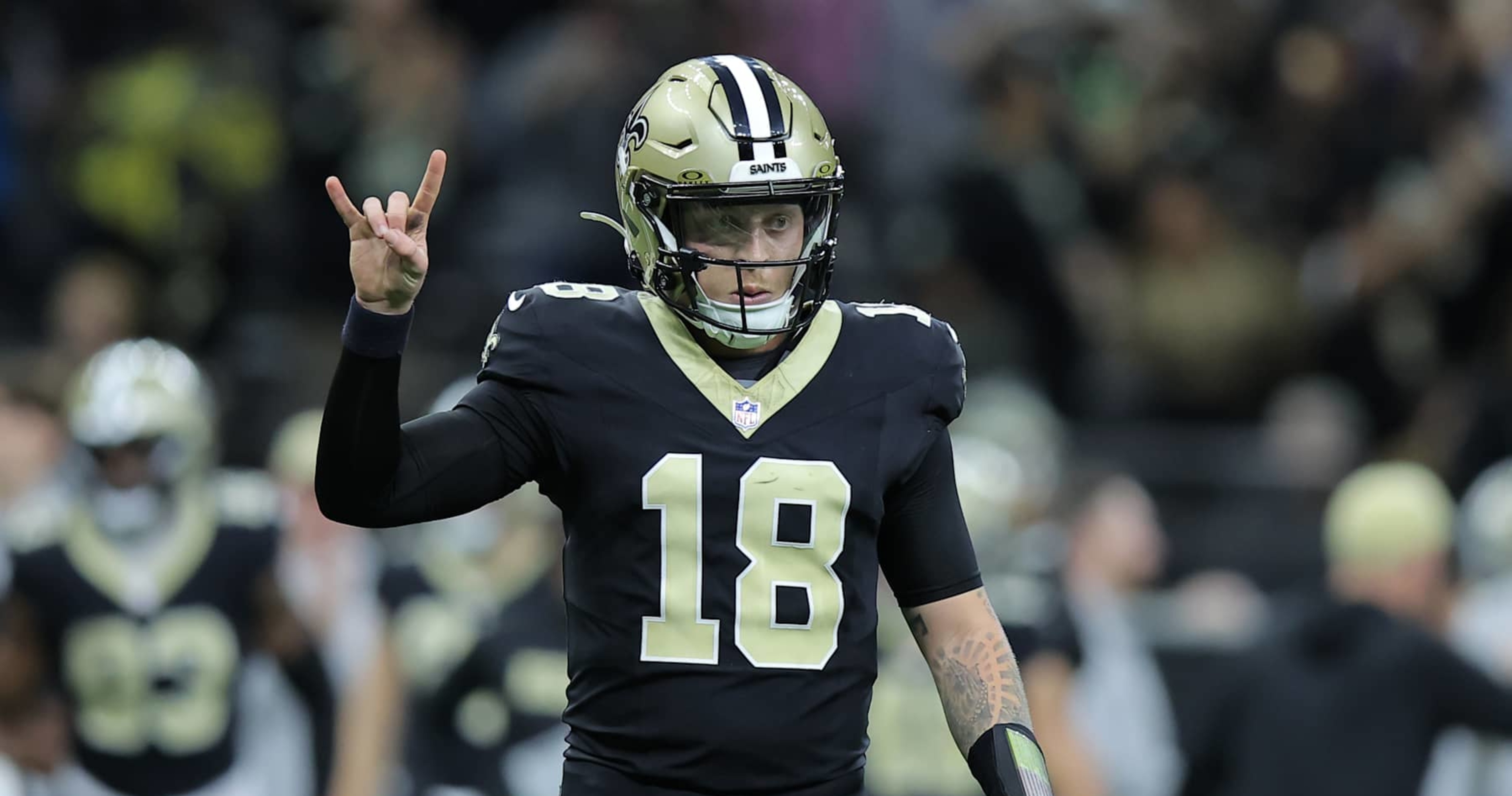 Saints' Spencer Rattler Practices in Walk-In Freezer to Prepare for Start vs. Packers thumbnail