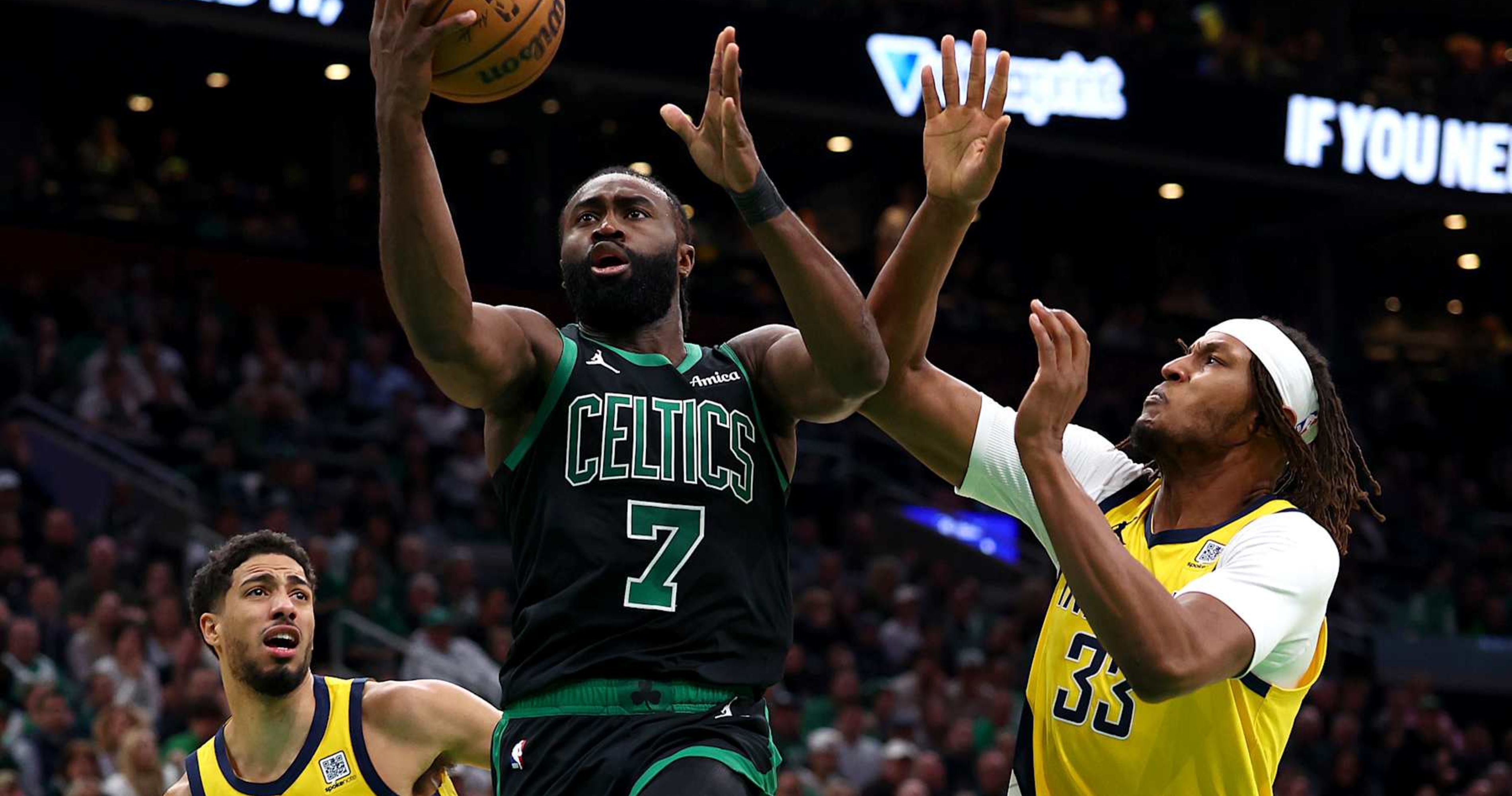 Jaylen Brown, Jayson Tatum Thrill NBA Fans as Celtics Blowout Haliburton, Pacers