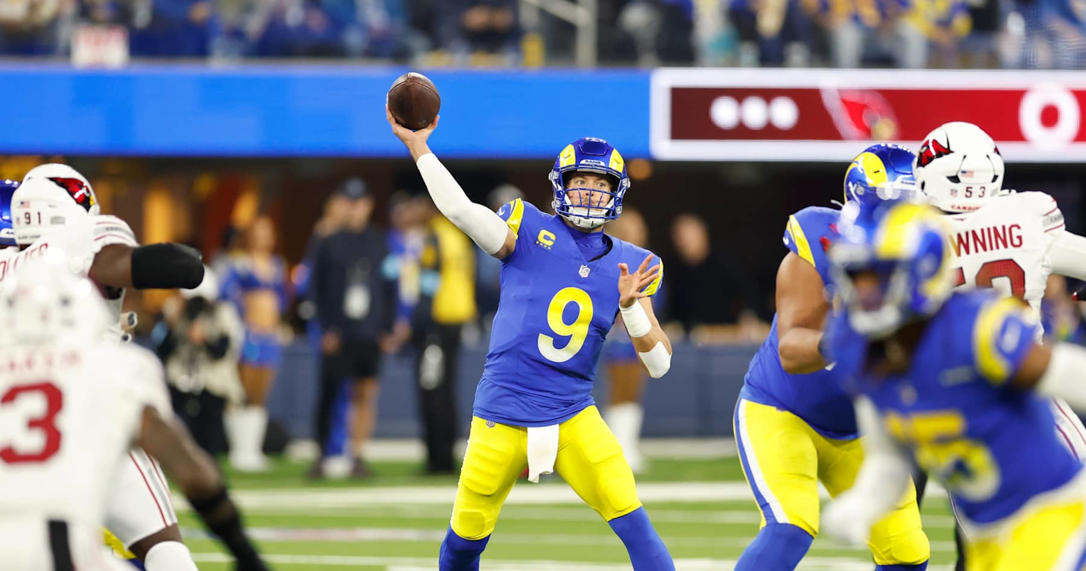 Matthew Stafford, Rams Thrill NFL Fans in Win vs. Kyler, Cardinals amid Playoff Push