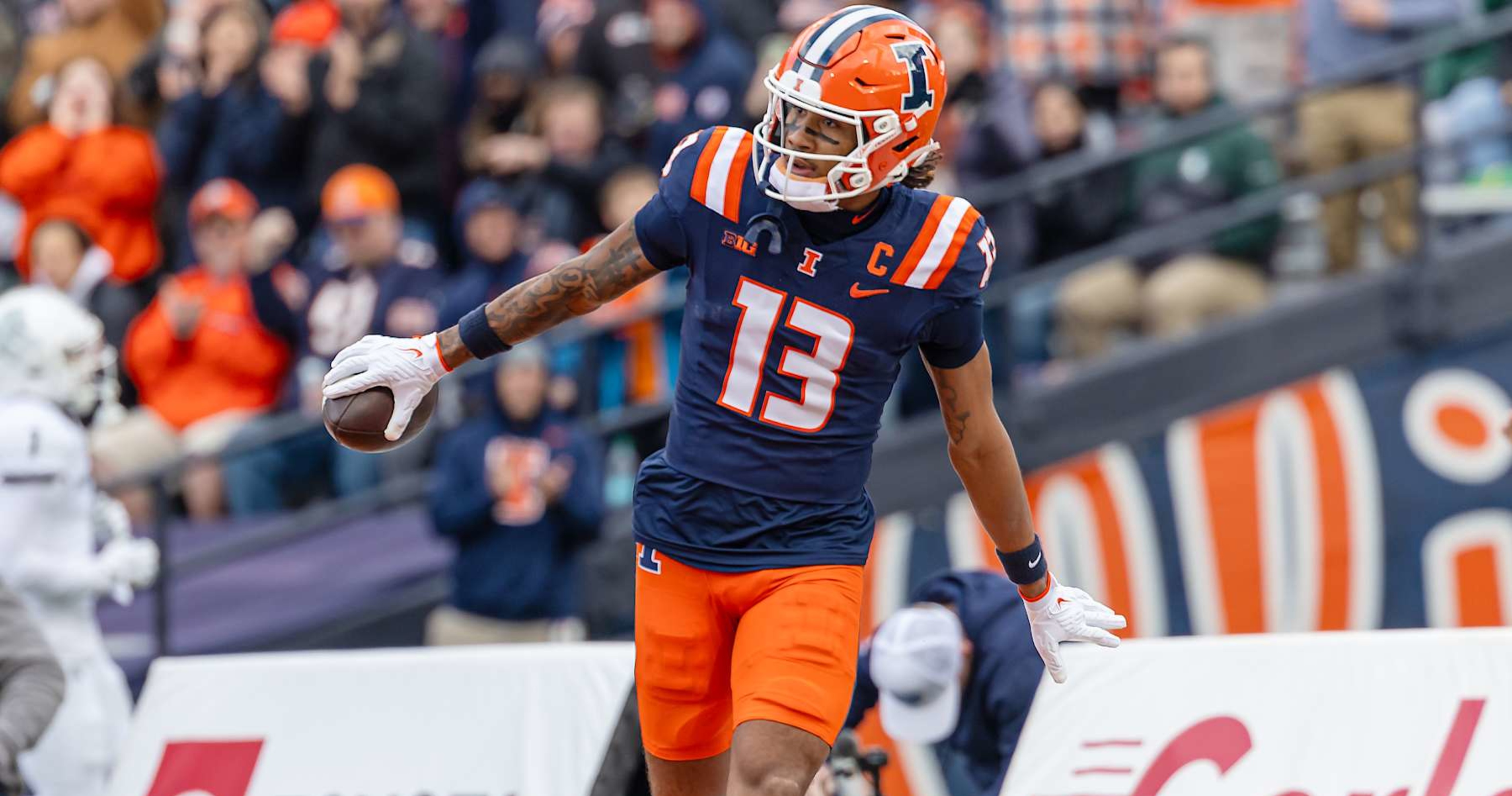 Pat Bryant NFL Draft 2025: Scouting Report for Illinois WR