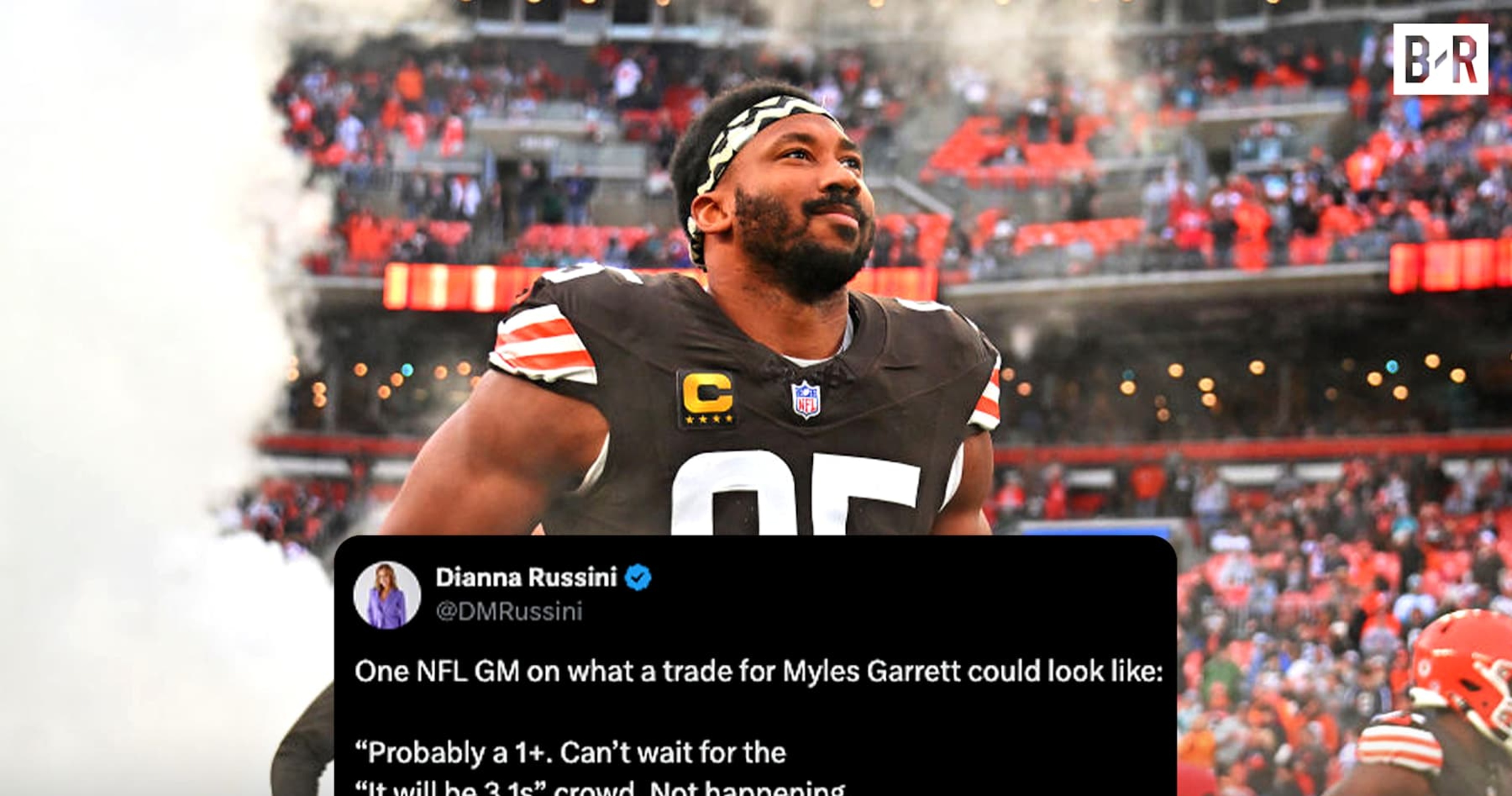 NFL GM Reveals Myles Garrett’s Trade Value After Browns Star Requests Move