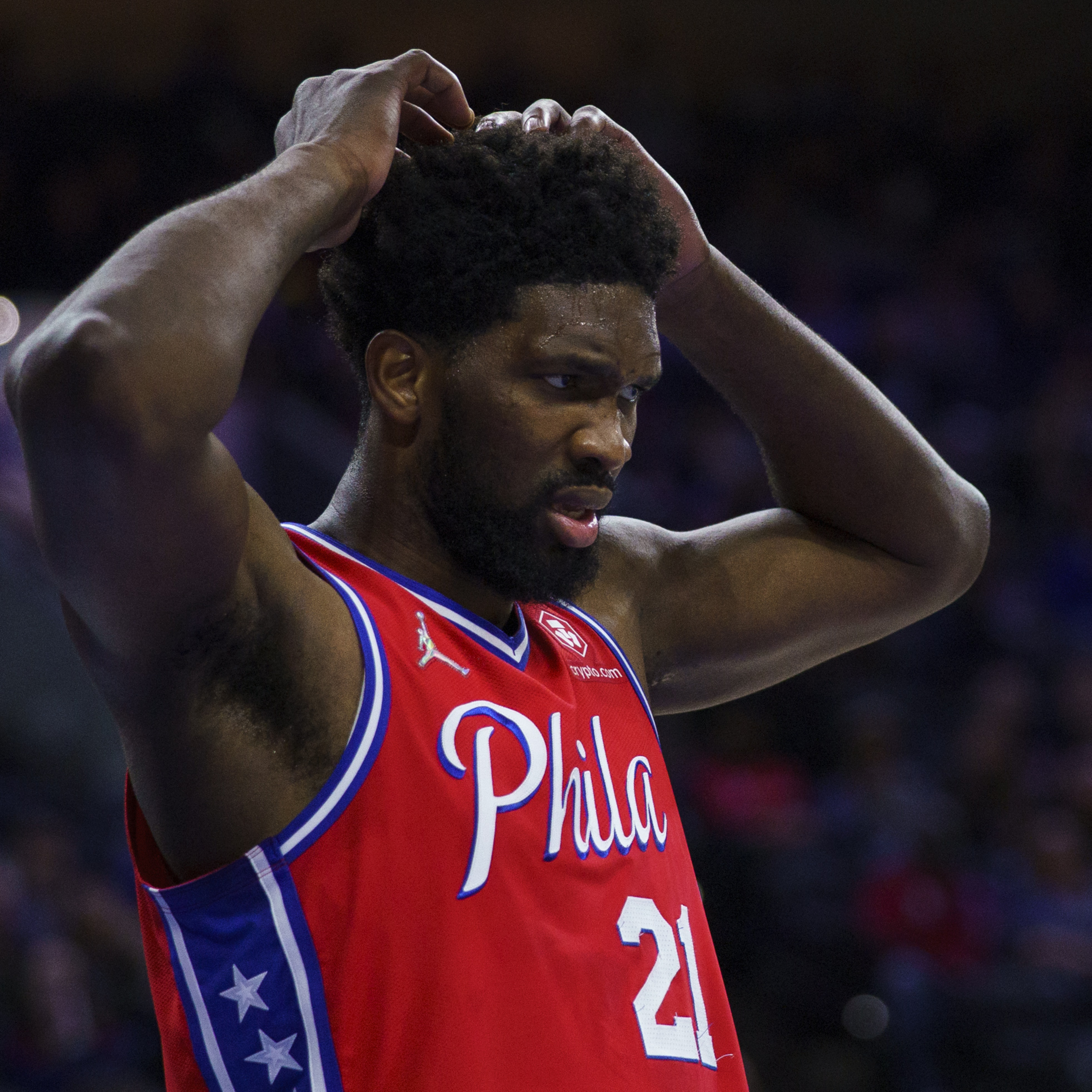 76ers' Joel Embiid Listed as Out for Game 3 vs. Heat with Concussion, Facial Inj..