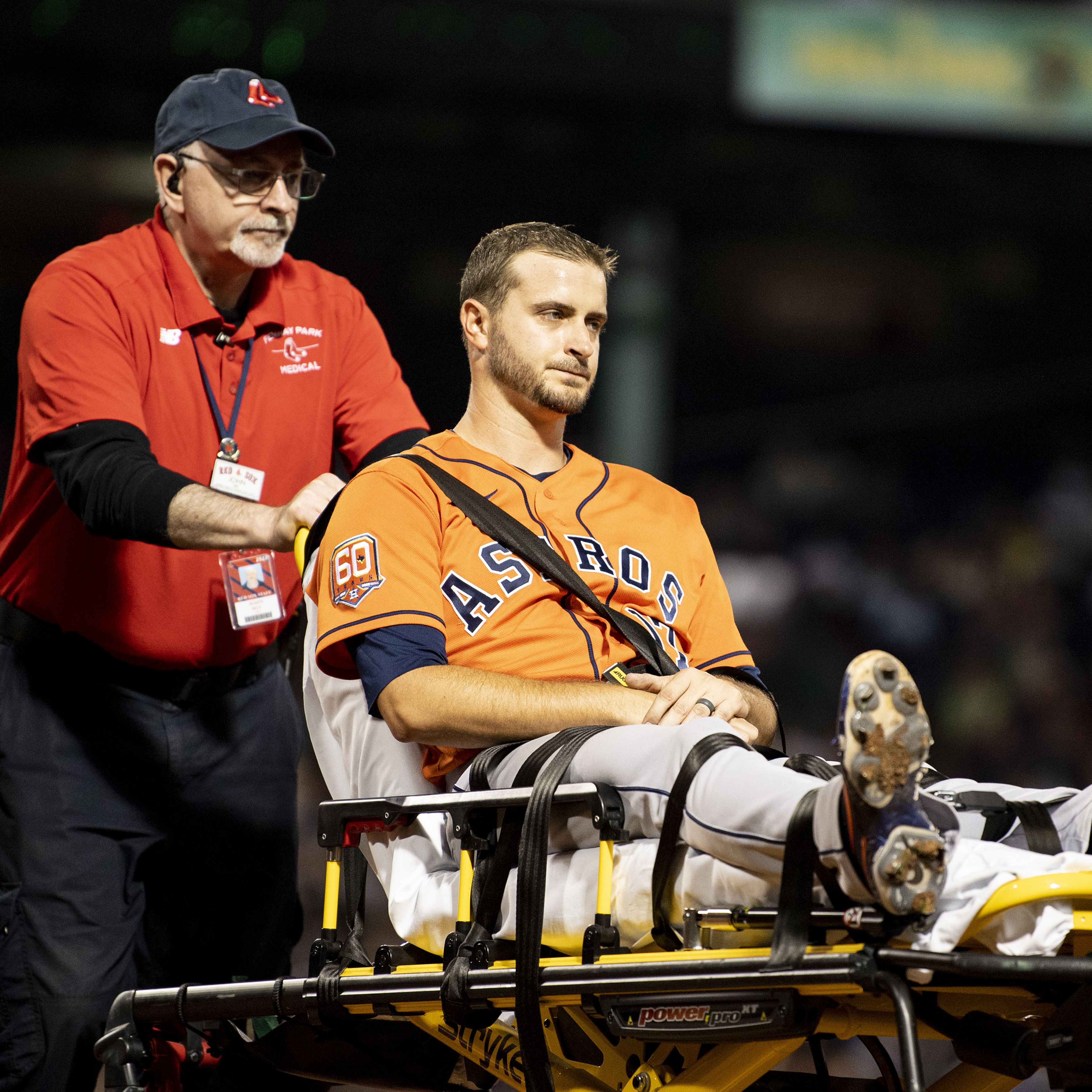 Astros’ Jake Odorizzi Carted Off After Suffering Lower Leg Injury vs. Red Sox