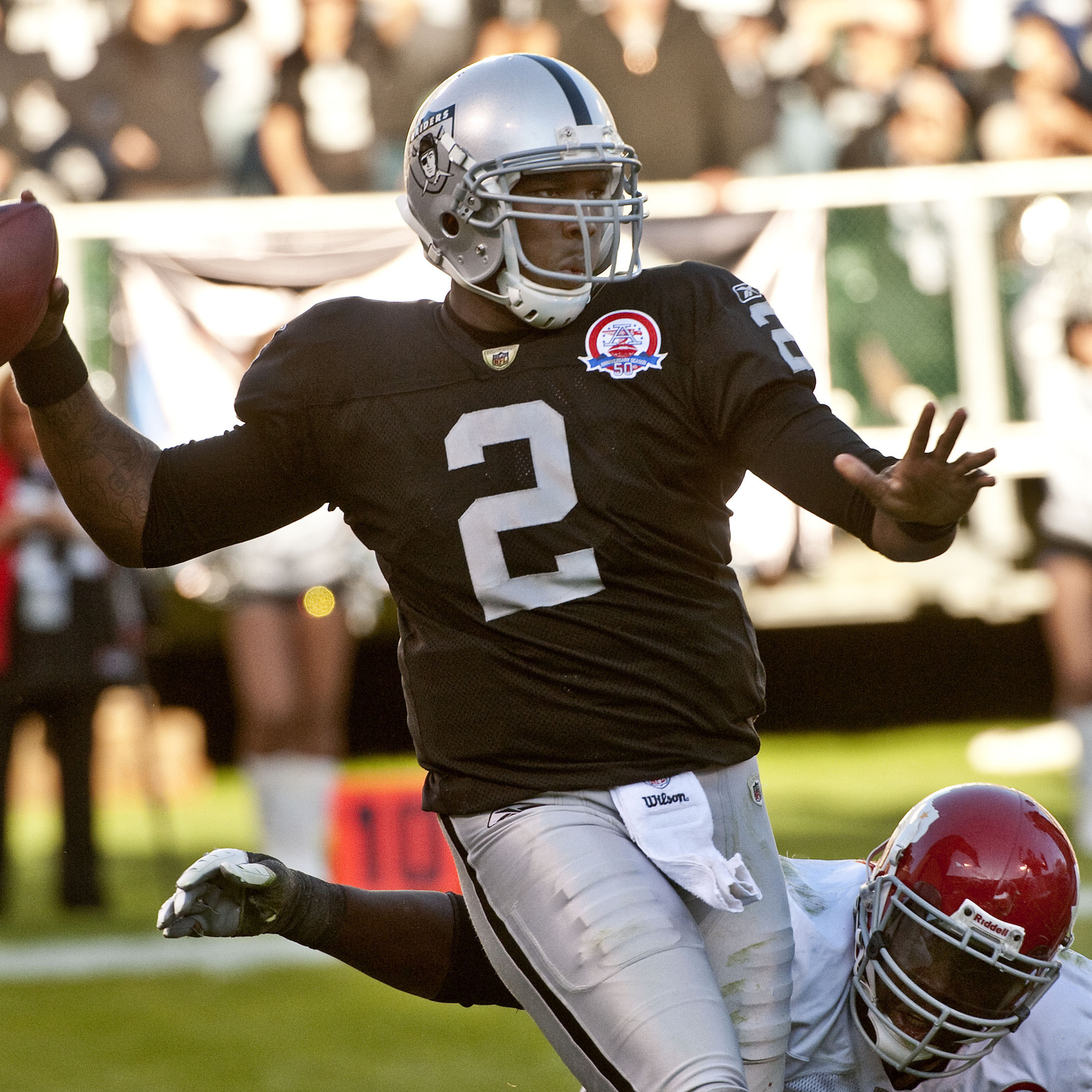 Former Raiders QB JaMarcus Russell Says He Used Codeine Syrup to Deal with Injuries