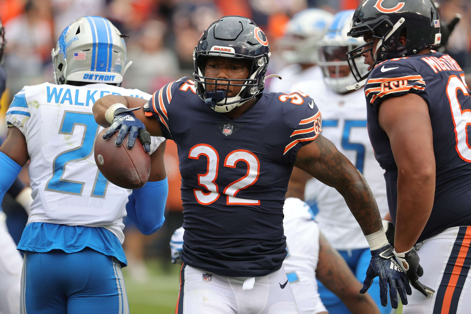 Report: Former Bears RB David Montgomery, Lions Agree to 3-Year, $18M  Contract, News, Scores, Highlights, Stats, and Rumors