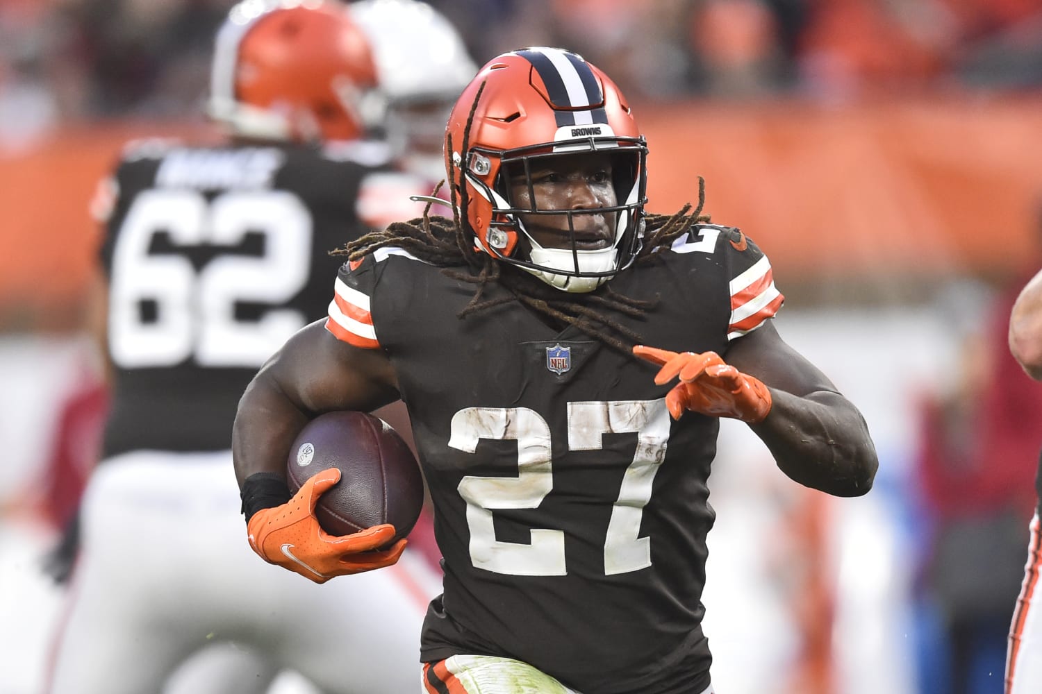 Cleveland Browns on X: That's 3 straight 1,000-yard seasons for  @NickChubb21 