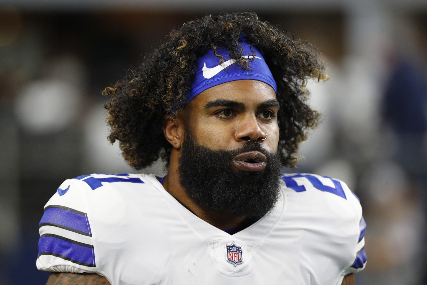 Photo: Ezekiel Elliott Has Reversible Chain With Cowboys, Patriots Jersey  Numbers, News, Scores, Highlights, Stats, and Rumors