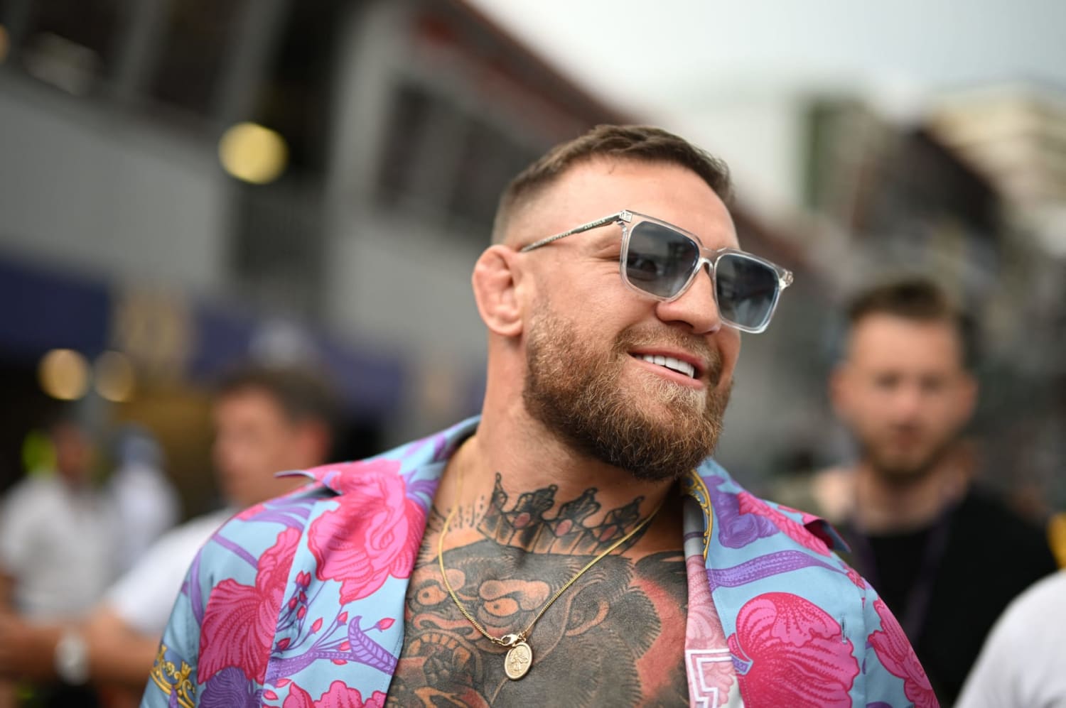 conor mcgregor sunglasses gold