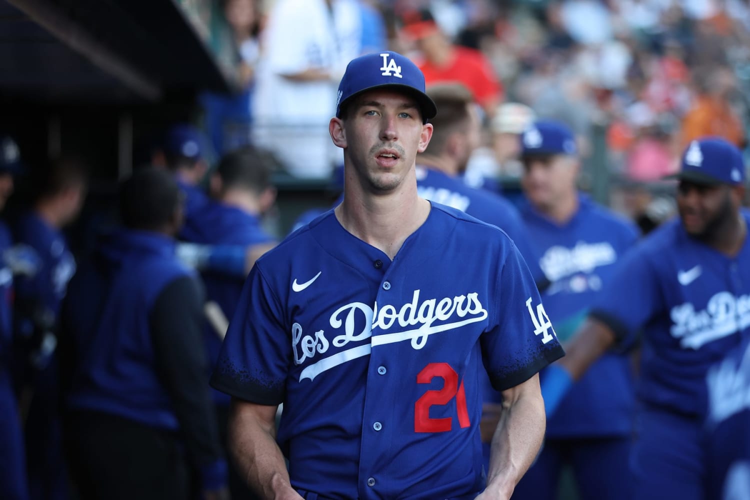 Walker Buehler was in no mood to discuss his tight pants