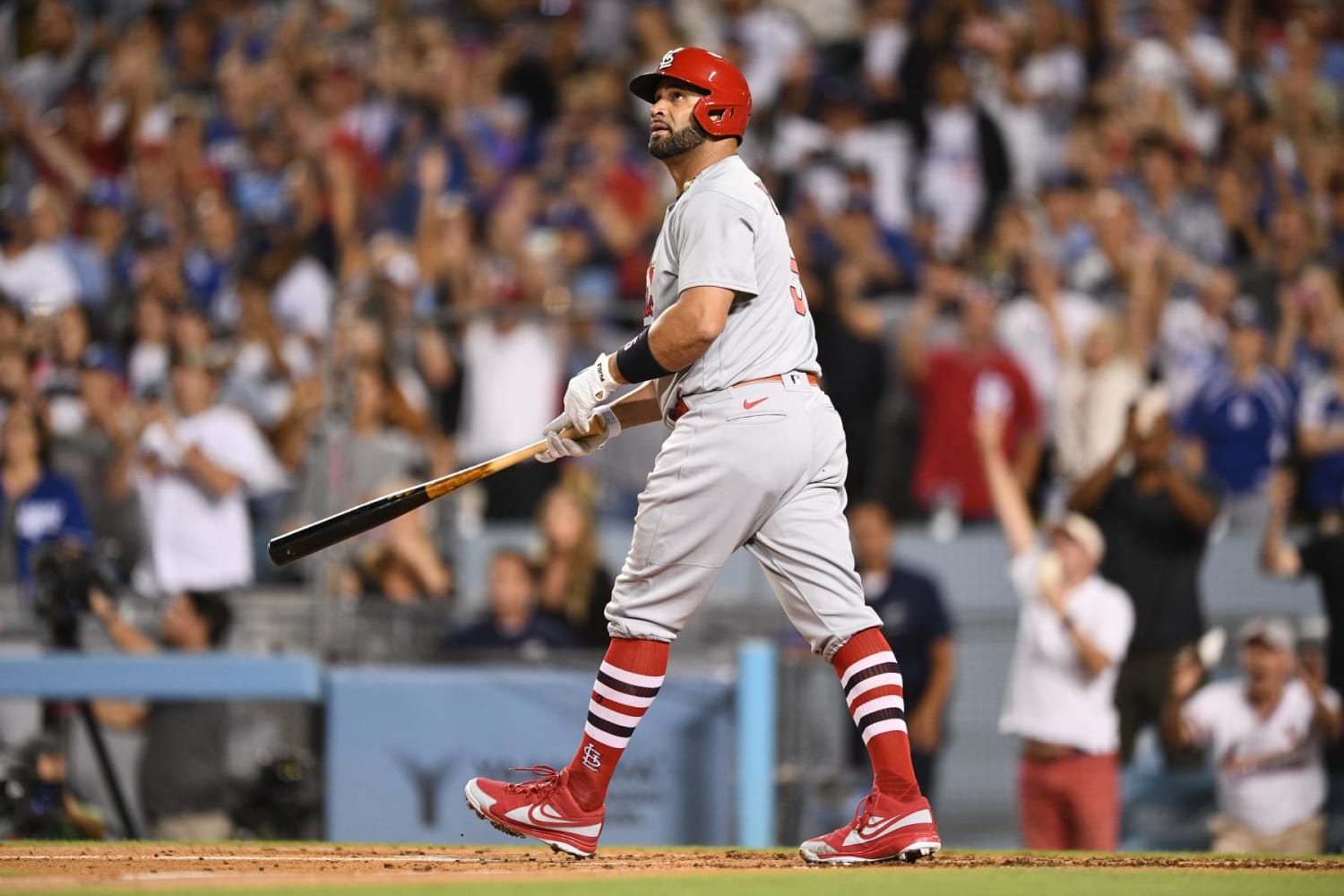 FOX2now on X: HE DID IT!!! Albert Pujols officially joins the 700-home run  club! 699 and 700 in back-to-back at-bats. #stlcards #AlbertPujols   / X