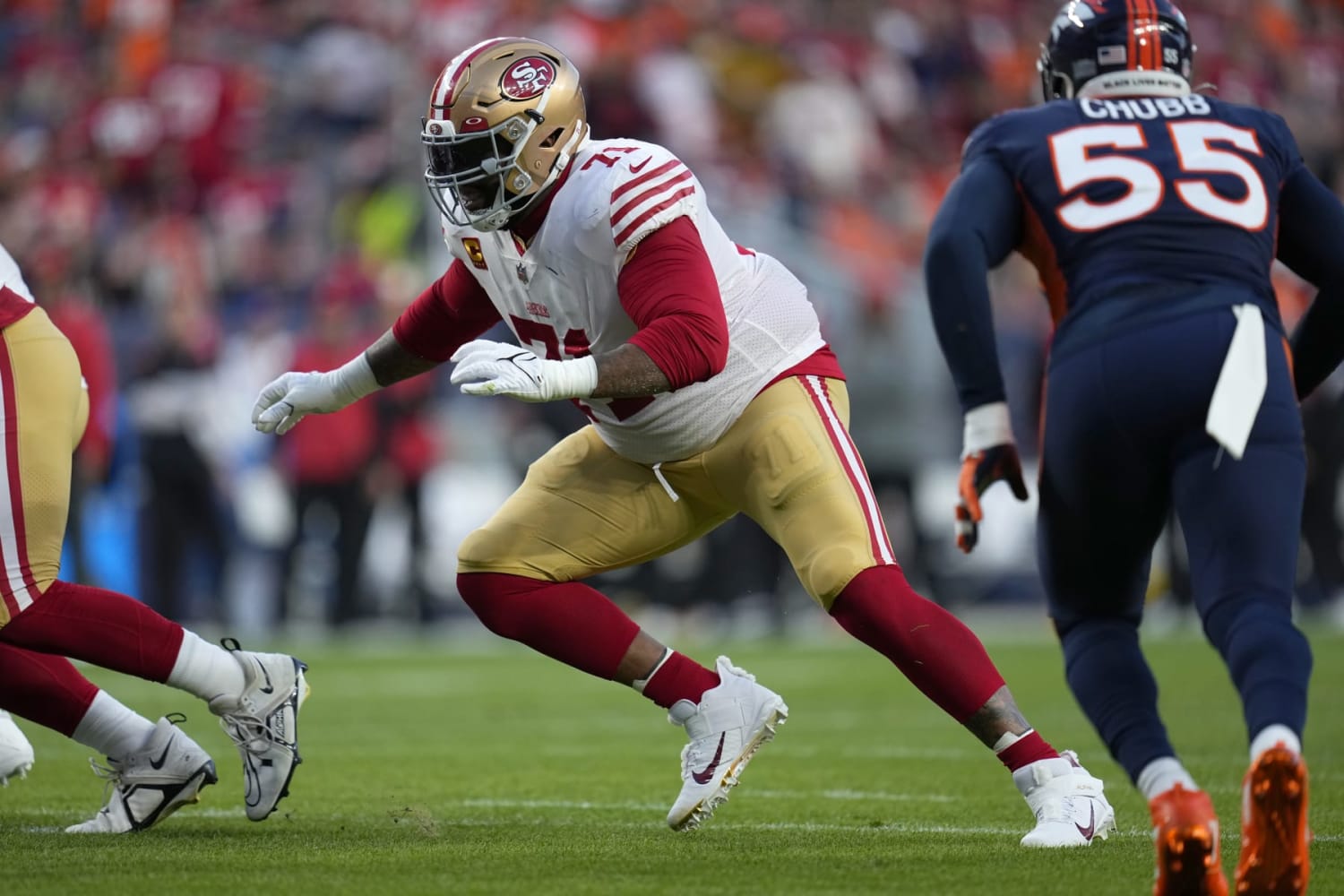 49ers' Trent Williams, Eagles' K'Von Wallace Ejected After Fight in NFC  Title Game, News, Scores, Highlights, Stats, and Rumors