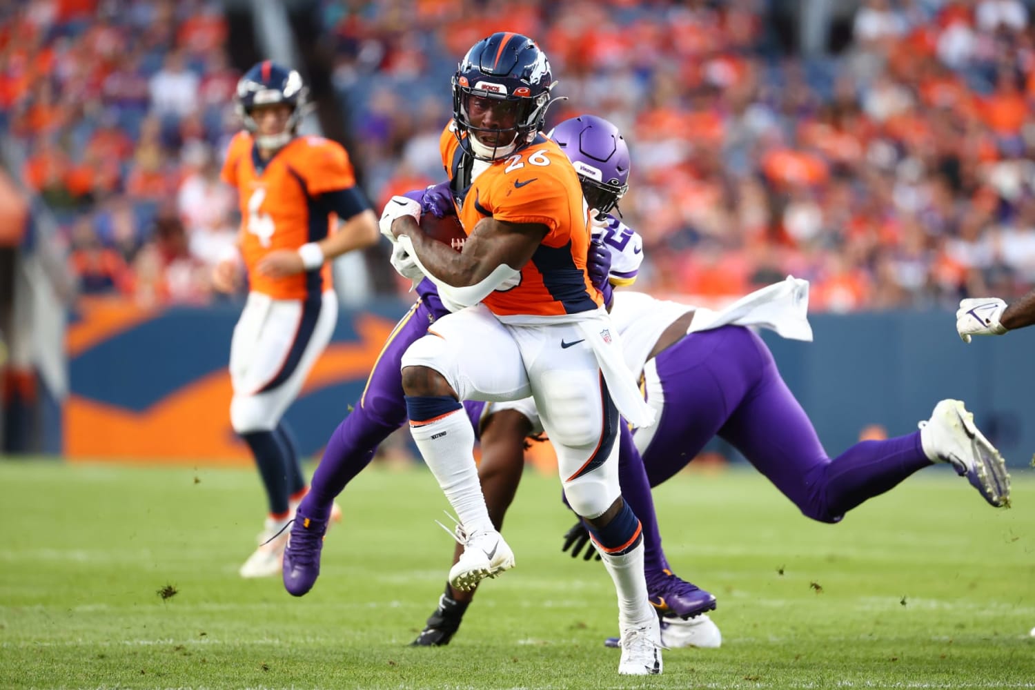 NFL on X: Broncos releasing RB Chase Edmonds. (via @RapSheet