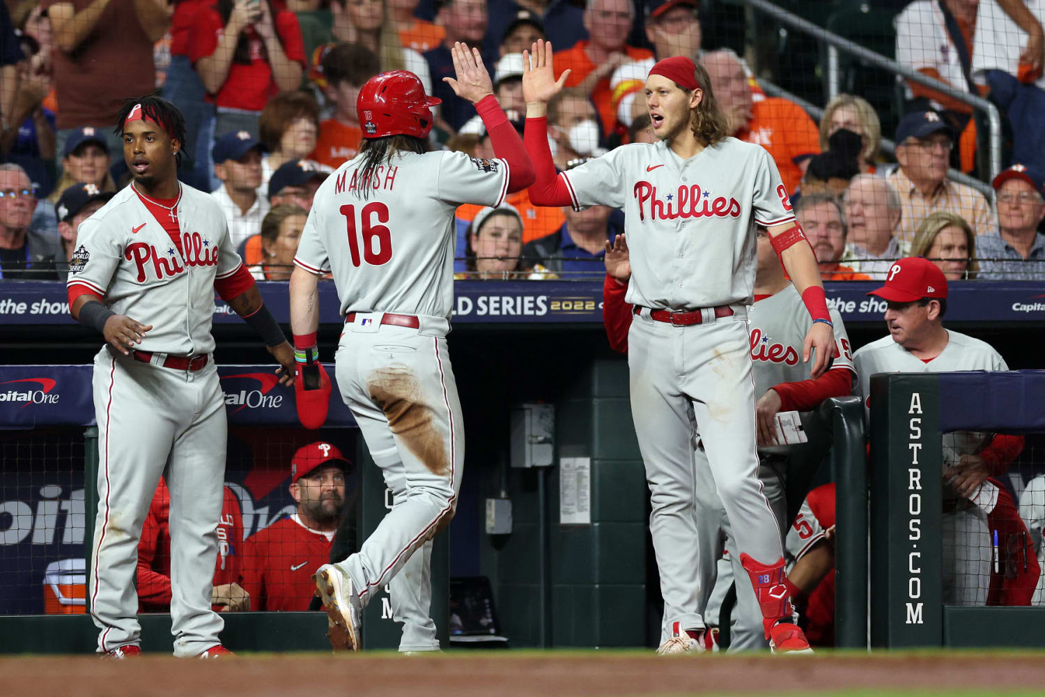 The @Phillies erase a 5-0 deficit and Alec Bohm sends them home