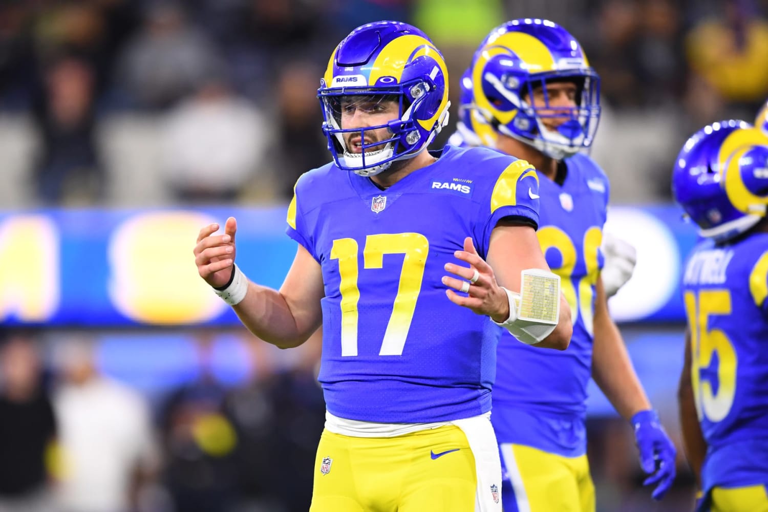 Baker Mayfield Had Browns Cleats Spray-Painted For MNF With Rams