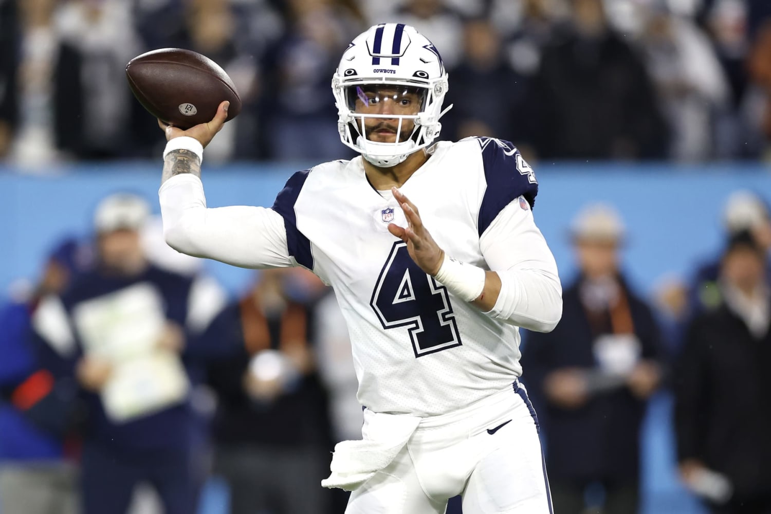 Cowboys beat Titans, 27-13, but questions remain as playoffs loom