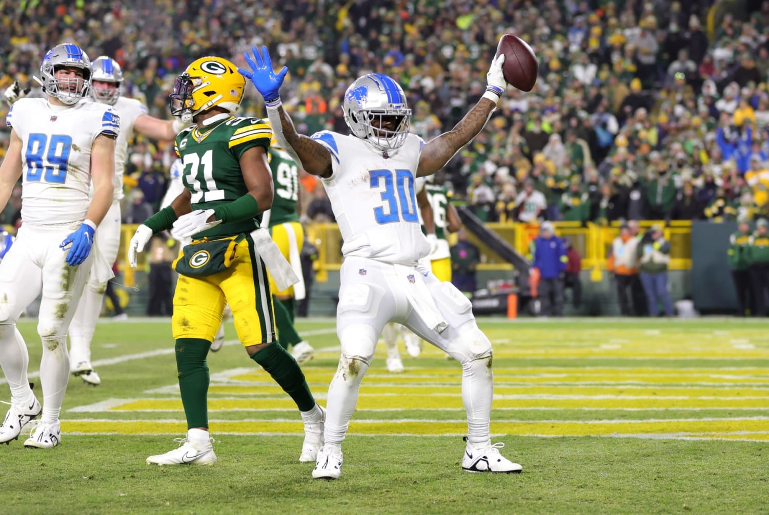 FOX Sports: NFL on X: The @Lions defeat the Packers to break