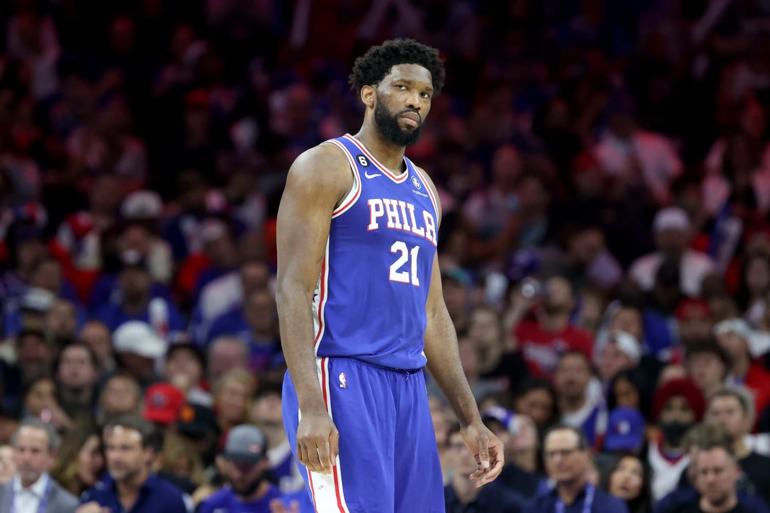 Here's a first look at Joel Embiid's face mask (PHOTO) - NBC Sports