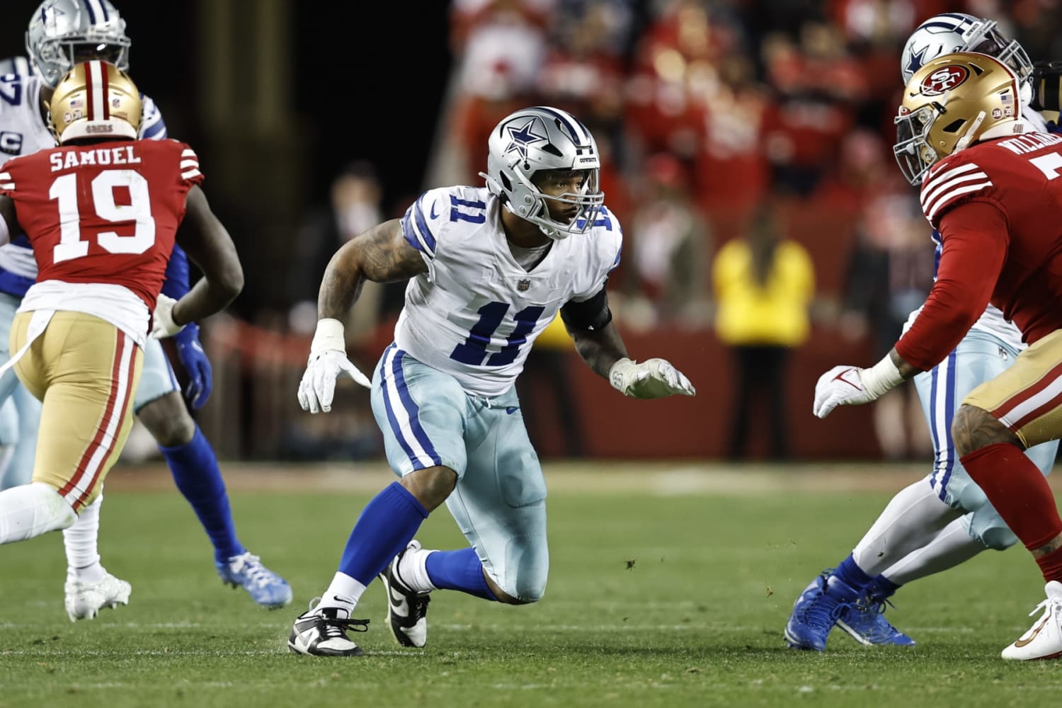 Cowboys' Micah Parsons defends wearing 76ers jersey to NBA playoff