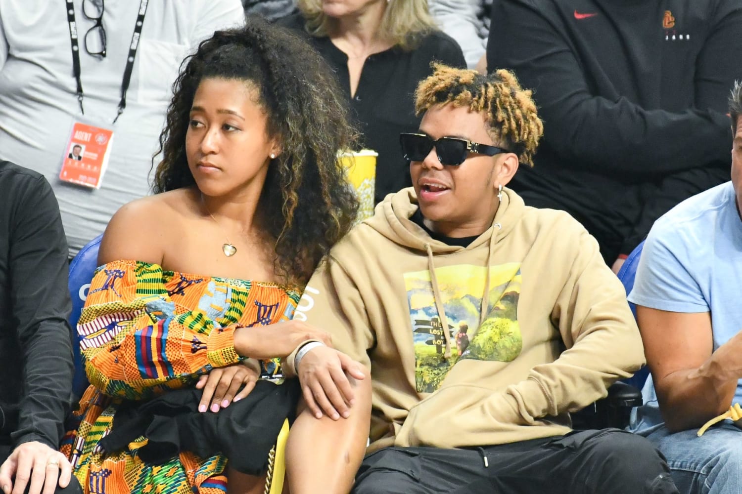 Naomi Osaka and Cordae at the Met Gala 2021