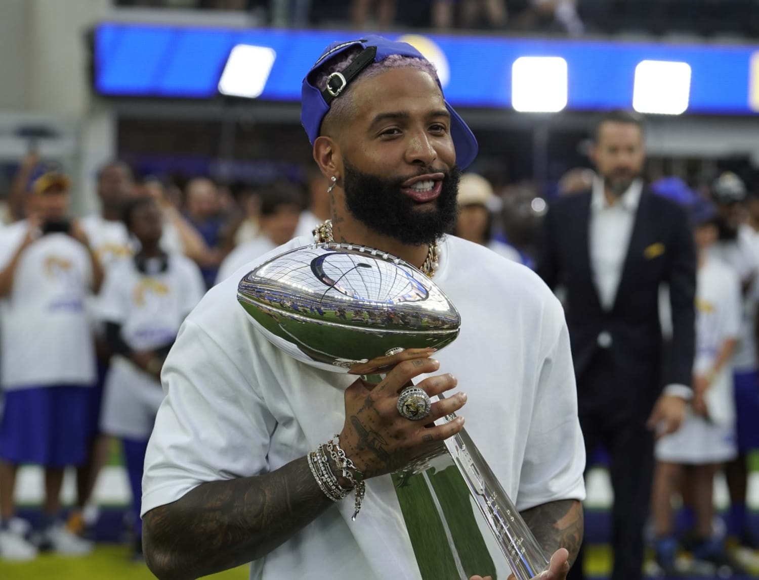 Bleacher Report on X: OBJ IS HEADING TO THE SUPER BOWL. All he