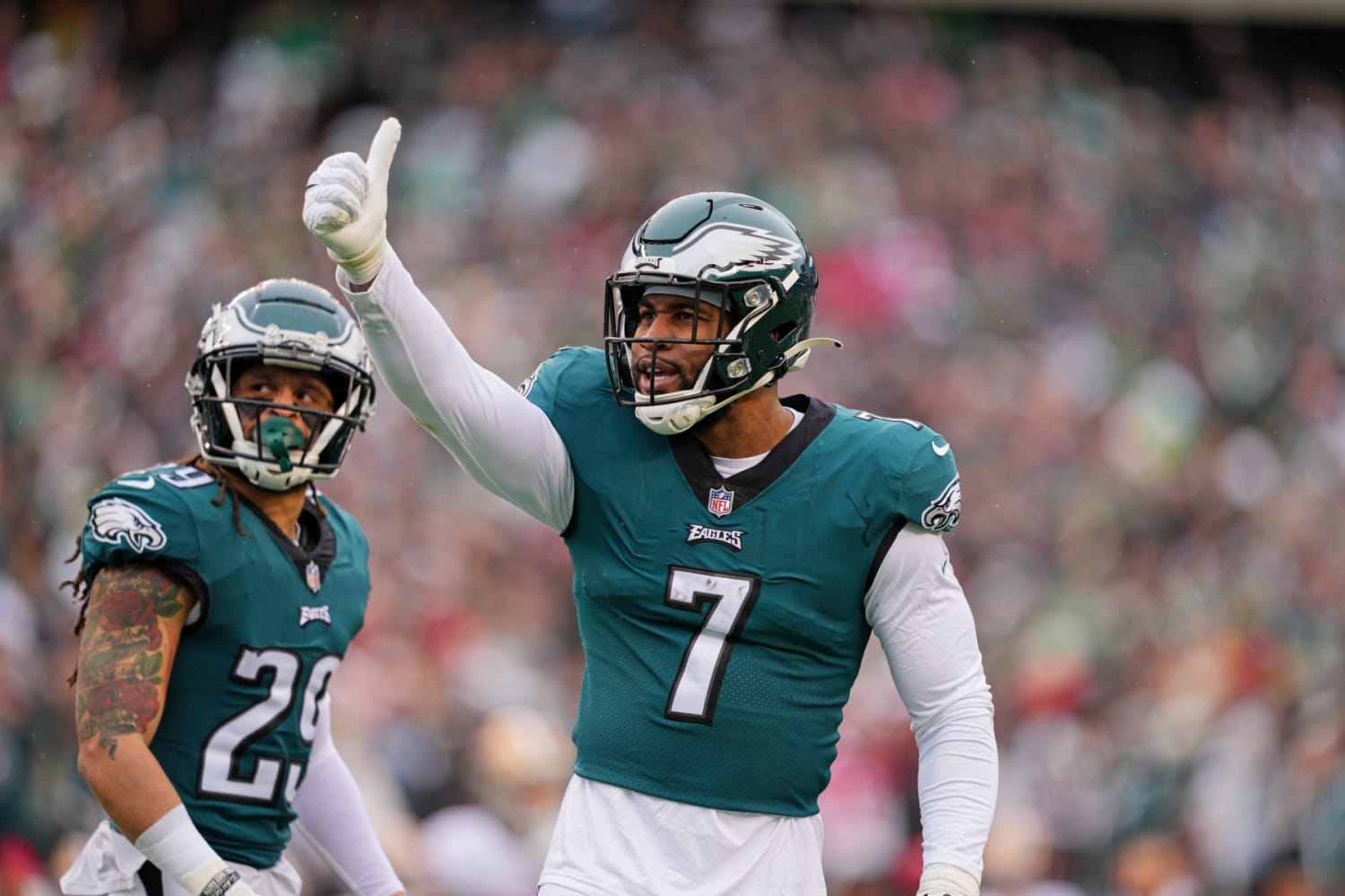 Hurts, Eagles beat Texans 29-17 for their first 8-0 start – The Denver Post