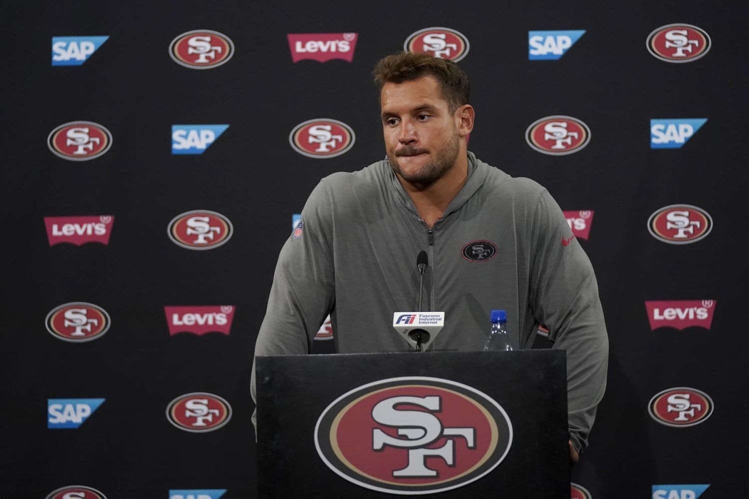 Nick Bosa SIGNED, 49ers at Steelers Crossover