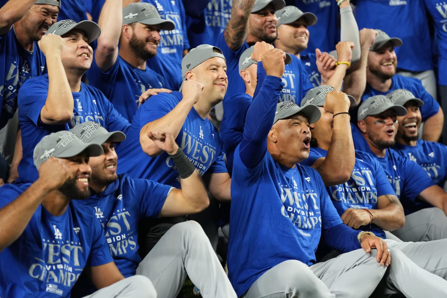 Dodgers clinch NL West title with 6-2 win over Mariners for 10th time in 11  years