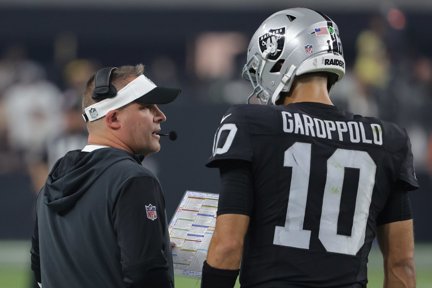 Jan 1, 2012; Oakland, CA, USA; Oakland Raiders free safety Matt Giordano  (27) yells before a