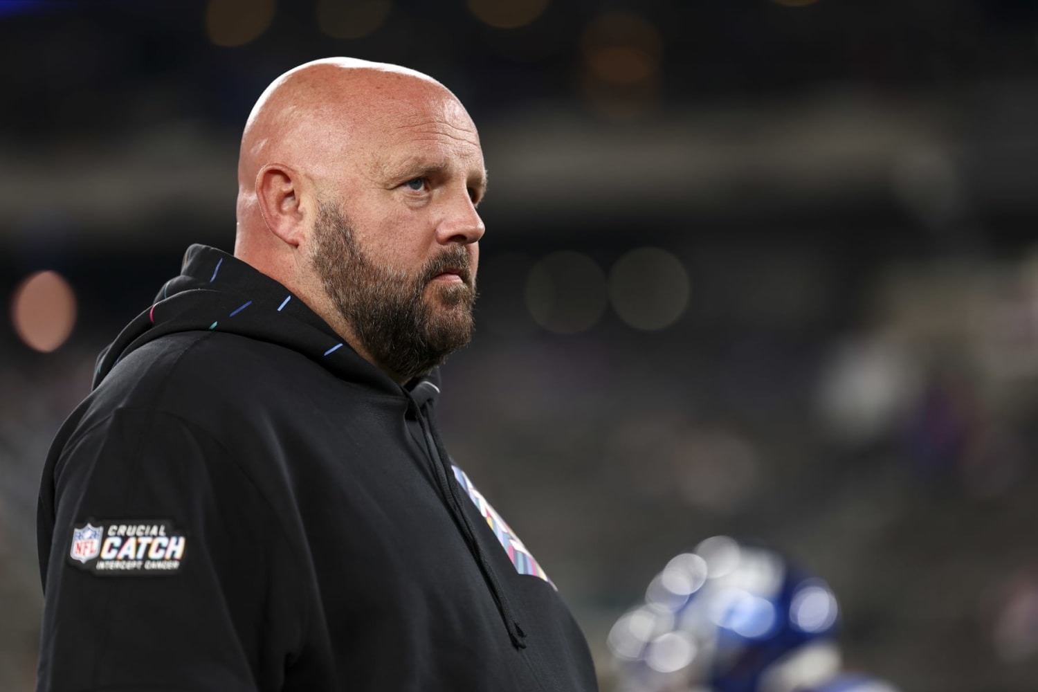 Giants' Brian Daboll tosses tablet in disgust after showing Daniel Jones  interception footage