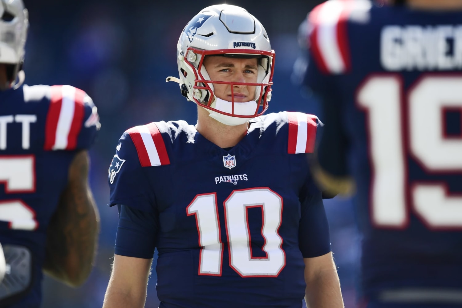 Why Patriots' Mac Jones wasn't fined after Sauce Gardner accused QB of  hitting his private parts, per report 