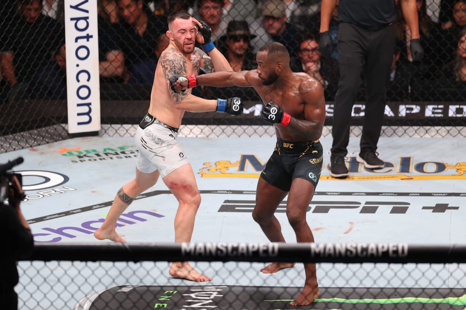 Leon Edwards has some thoughts on Colby Covington's trash talk 👀 #UFC296  (via @marcraimondimma)