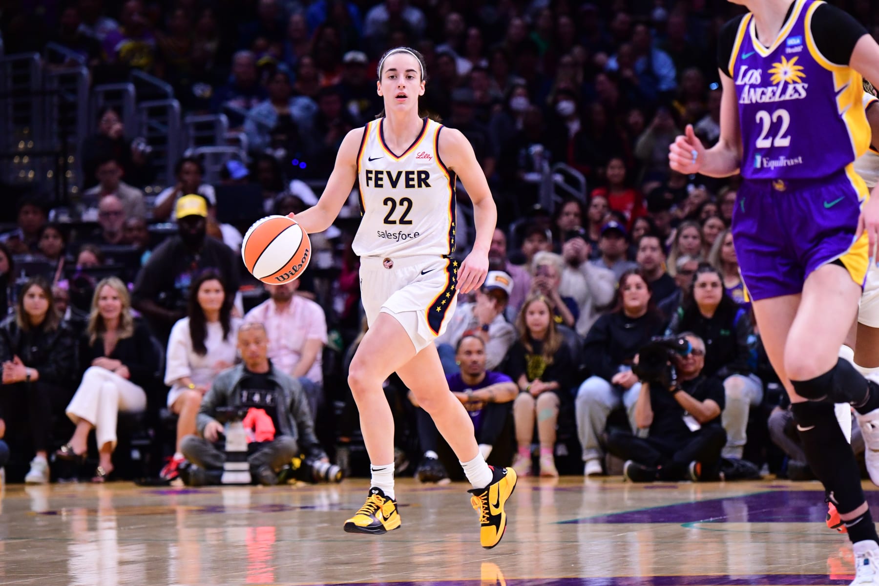 Caitlin Clark’s first career WNBA win celebrated by fans