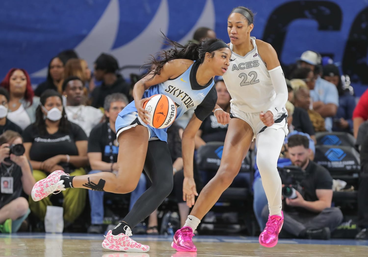 Angel Reese Impresses WNBA Fans Despite A'ja Wilson's Dominance in Aces Win  vs. Sky | News, Scores, Highlights, Stats, and Rumors | Bleacher Report